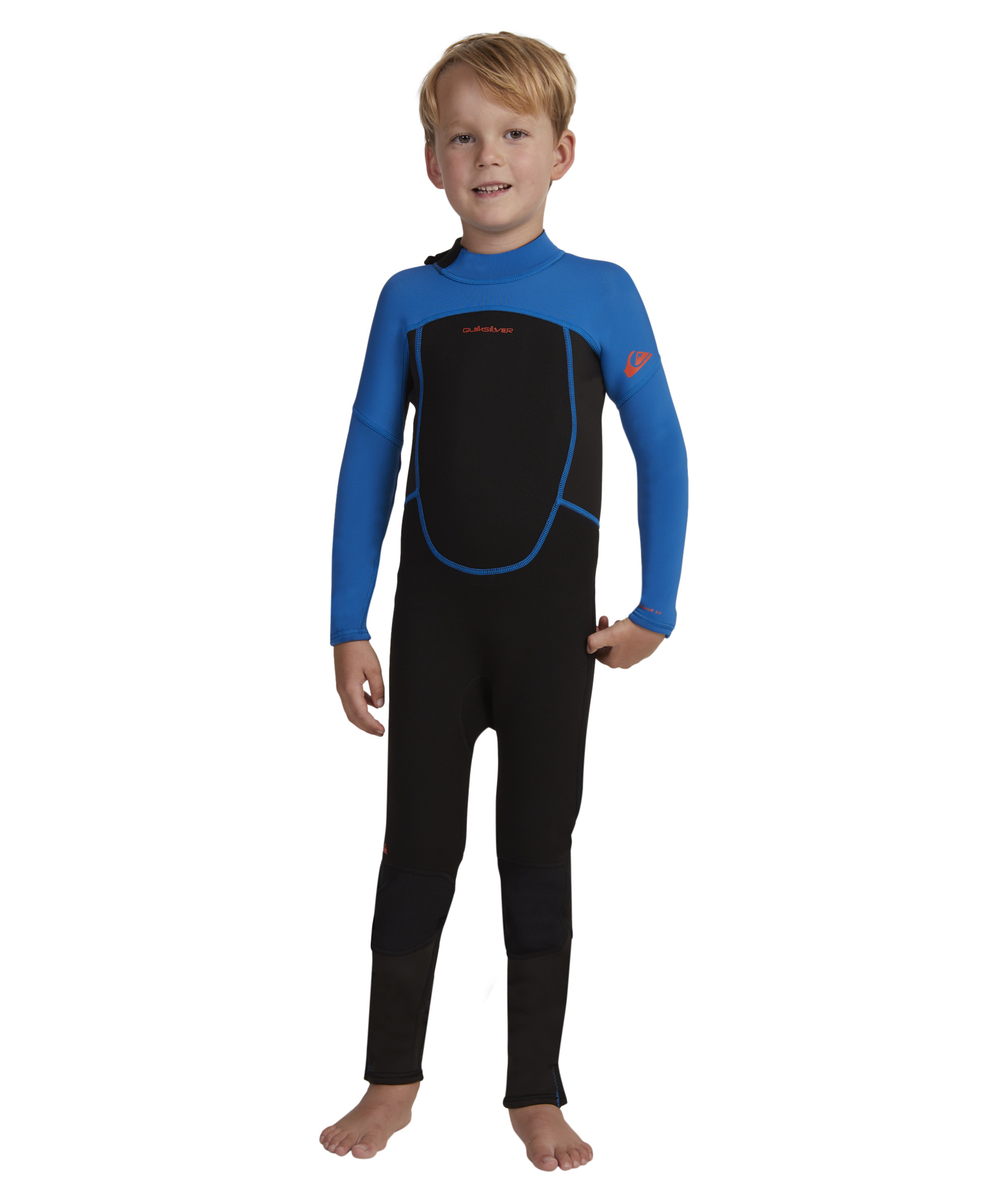 Quiksilver Kids 3/2mm Prologue Full Length Back Zip Entry Neoprene Wetsuit - Picture 2 of 7