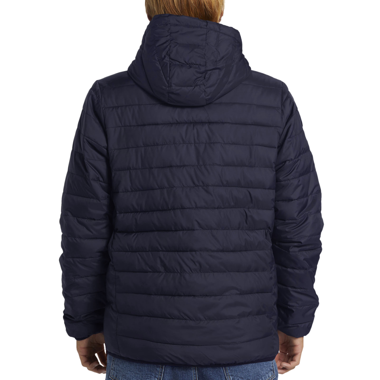 Quiksilver Mens Scaley Hooded Warm Winter Padded Puffer Jacket Coat - Picture 7 of 7