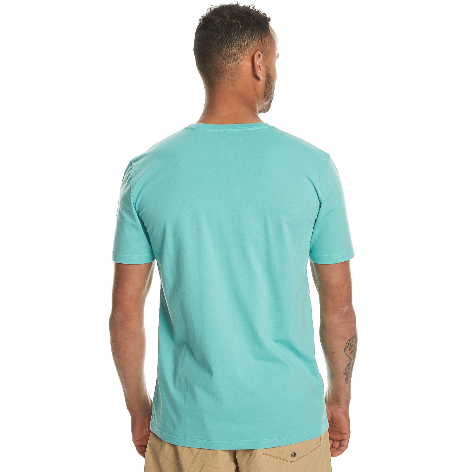 Camiseta Top Camiseta Quiksilver Para Hombres MW Mini Manga Corta Cuello Redondo Algodón - Imagen 3 de 7