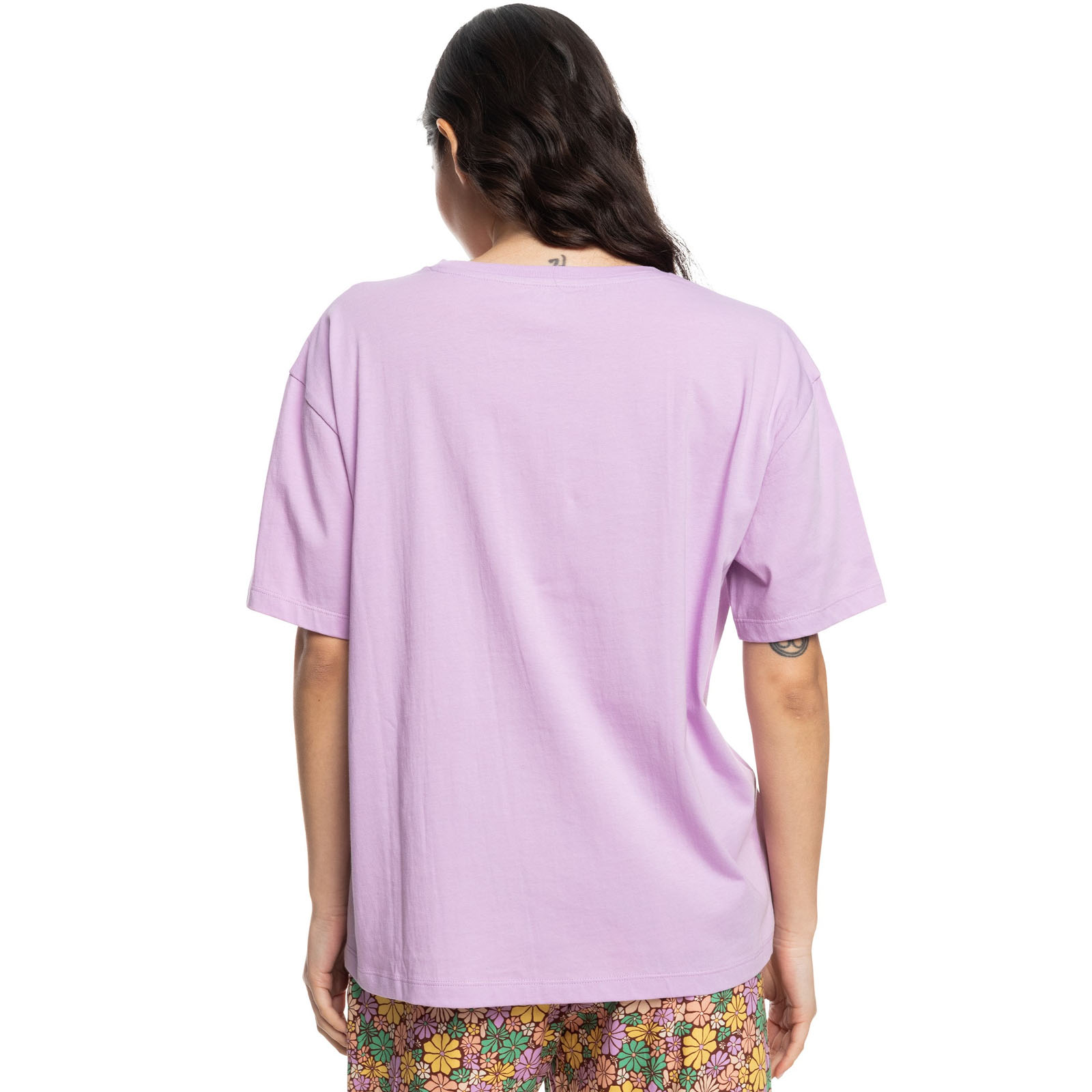 Roxy Womens Sand Under The Sky Short Sleeve Oversized T-Shirt Top Tee - Picture 3 of 11