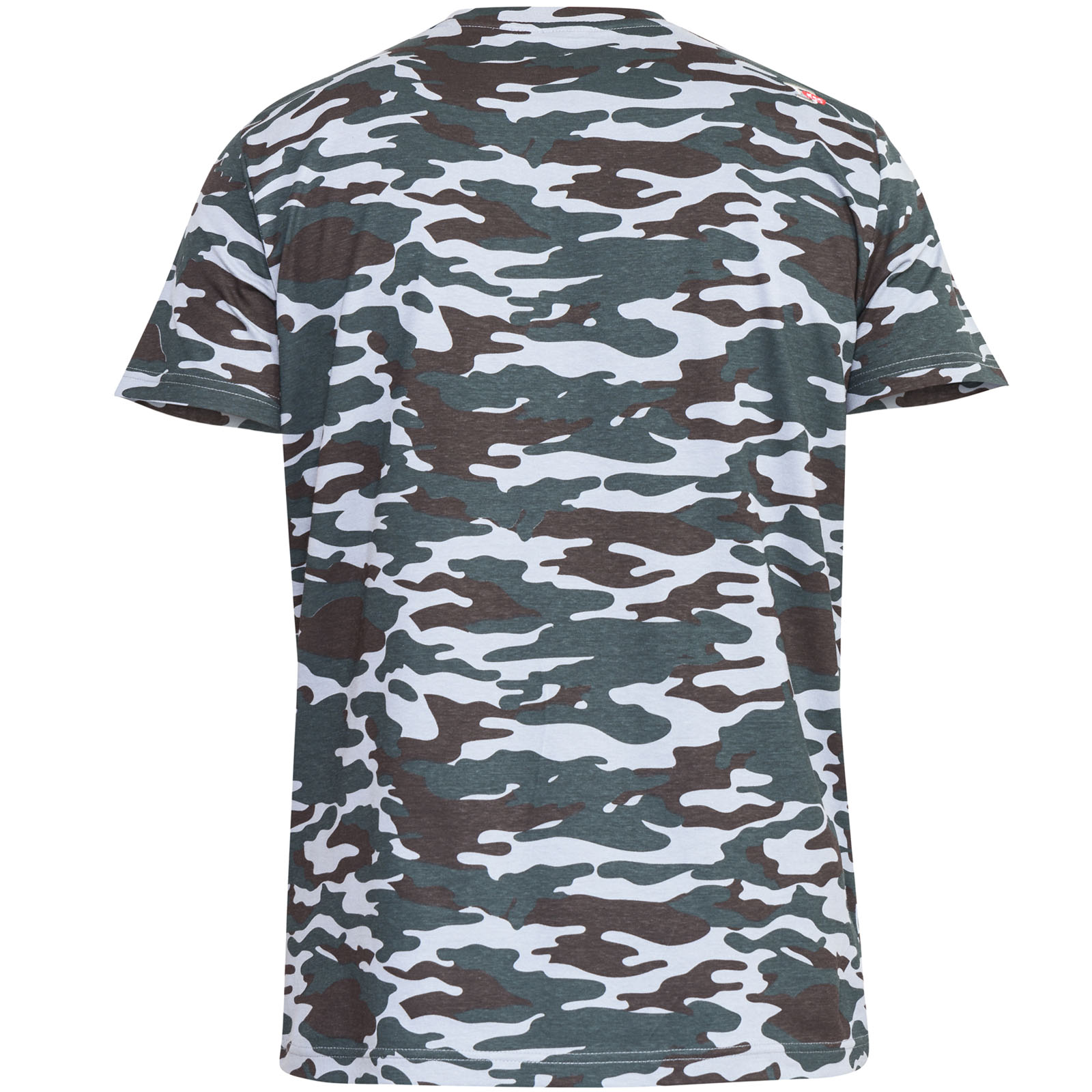 D555 Mens Gaston Big Tall King Size Short Sleeve Crew Neck Camo T-Shirt Tee Top - Picture 8 of 9