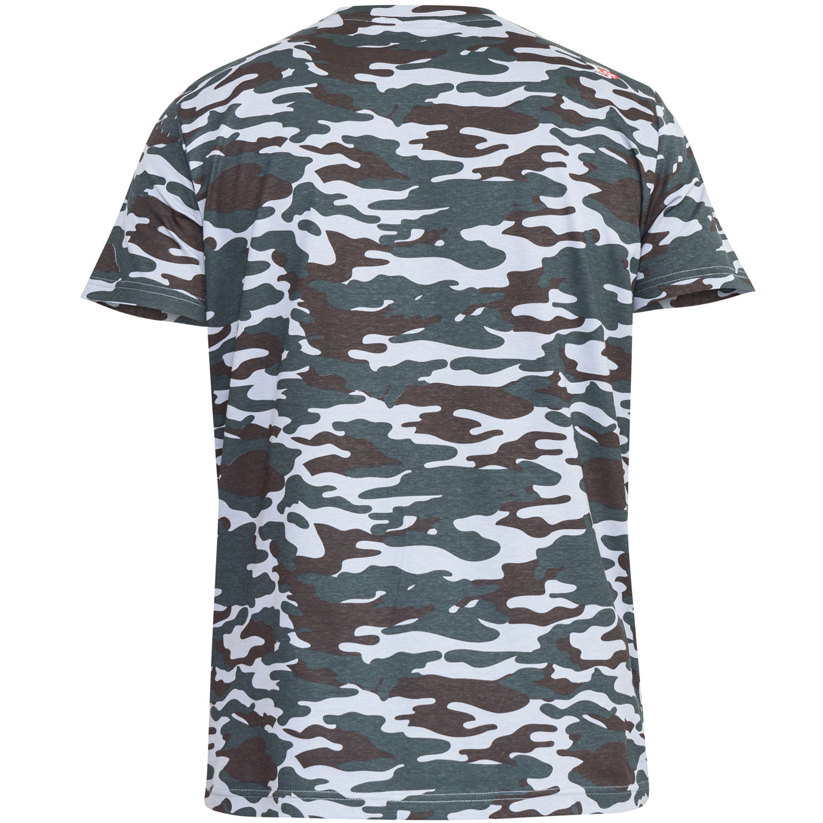 D555 Mens Gaston Big Tall King Size Short Sleeve Crew Neck Camo T-Shirt Tee Top - Picture 9 of 9