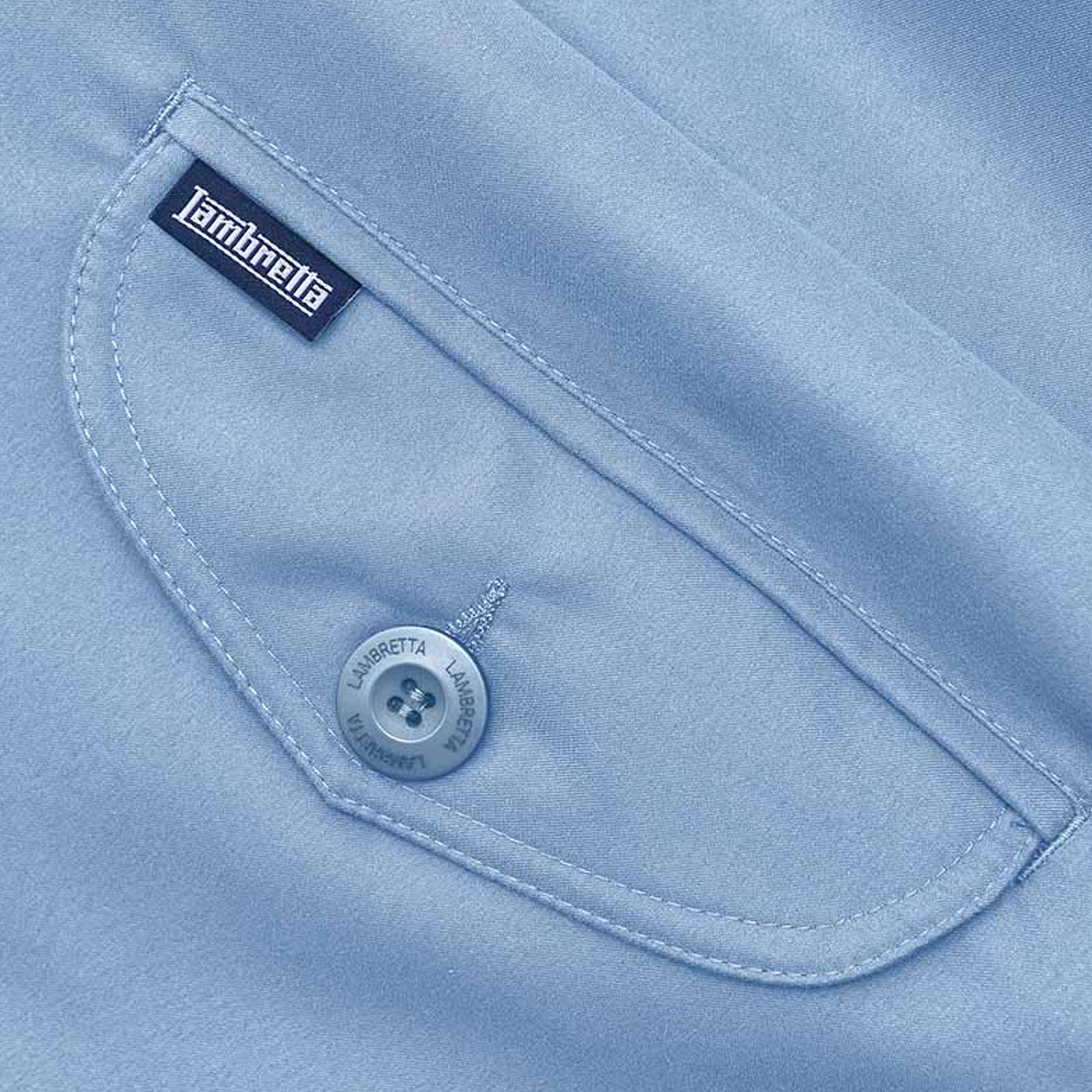 Abrigo Chaqueta Bombardero Harrington Resistente a la Ducha Lambretta Para Hombres - Imagen 34 de 36