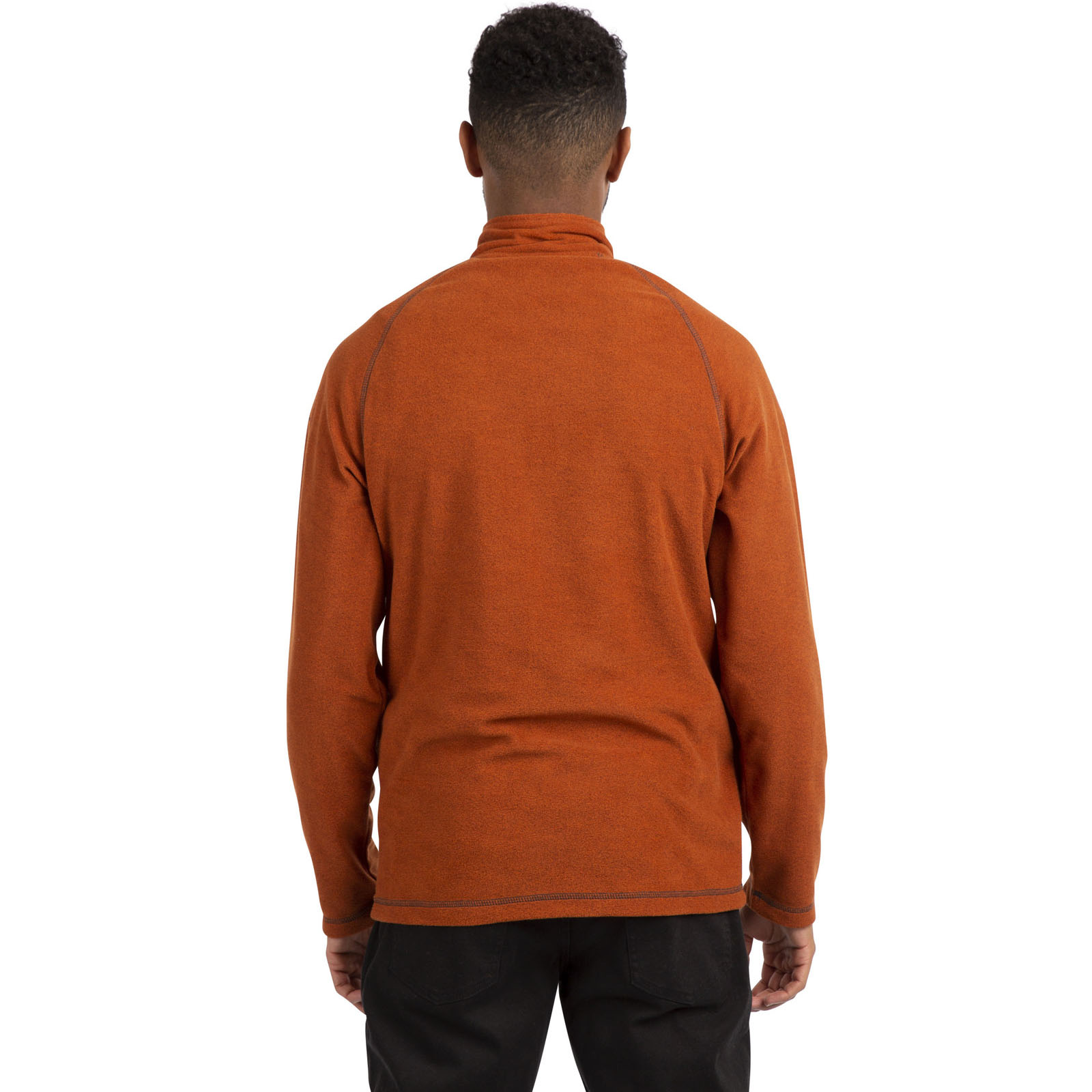 Trespass Para Hombres Keynote 1/2 Cremallera Cálido Pullover Suéter Sudadera Polar Chaqueta Top - Imagen 5 de 19