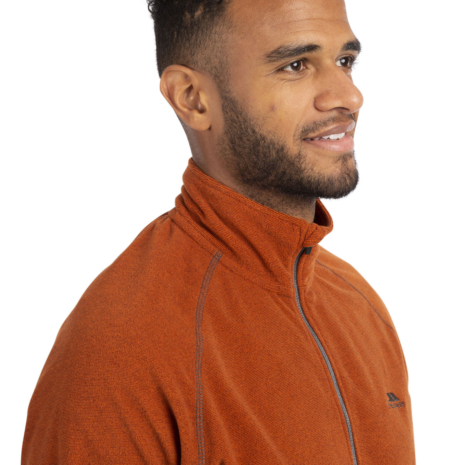 Trespass Para Hombres Keynote 1/2 Cremallera Cálido Pullover Suéter Sudadera Polar Chaqueta Top - Imagen 6 de 19