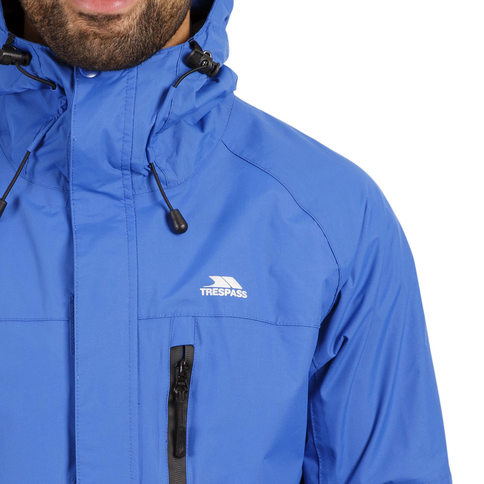 Trespass Mens Corvo Waterproof Windproof Outdoor Walking Hiking Jacket Coat - Picture 7 of 12