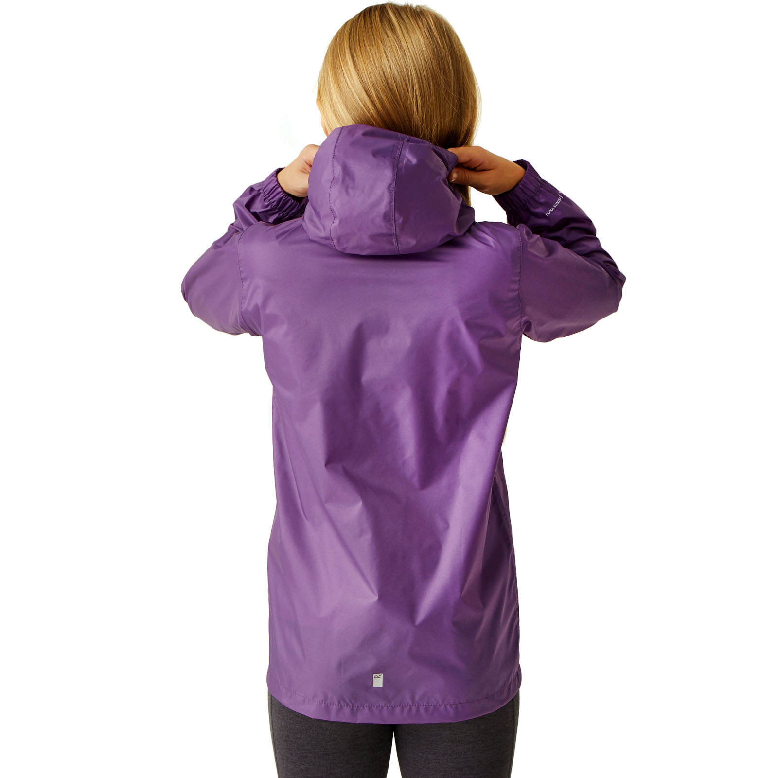 Regatta Kids Juniors Pack it III Waterproof Hooded Outdoor Walking Jacket Coat - Picture 49 of 57