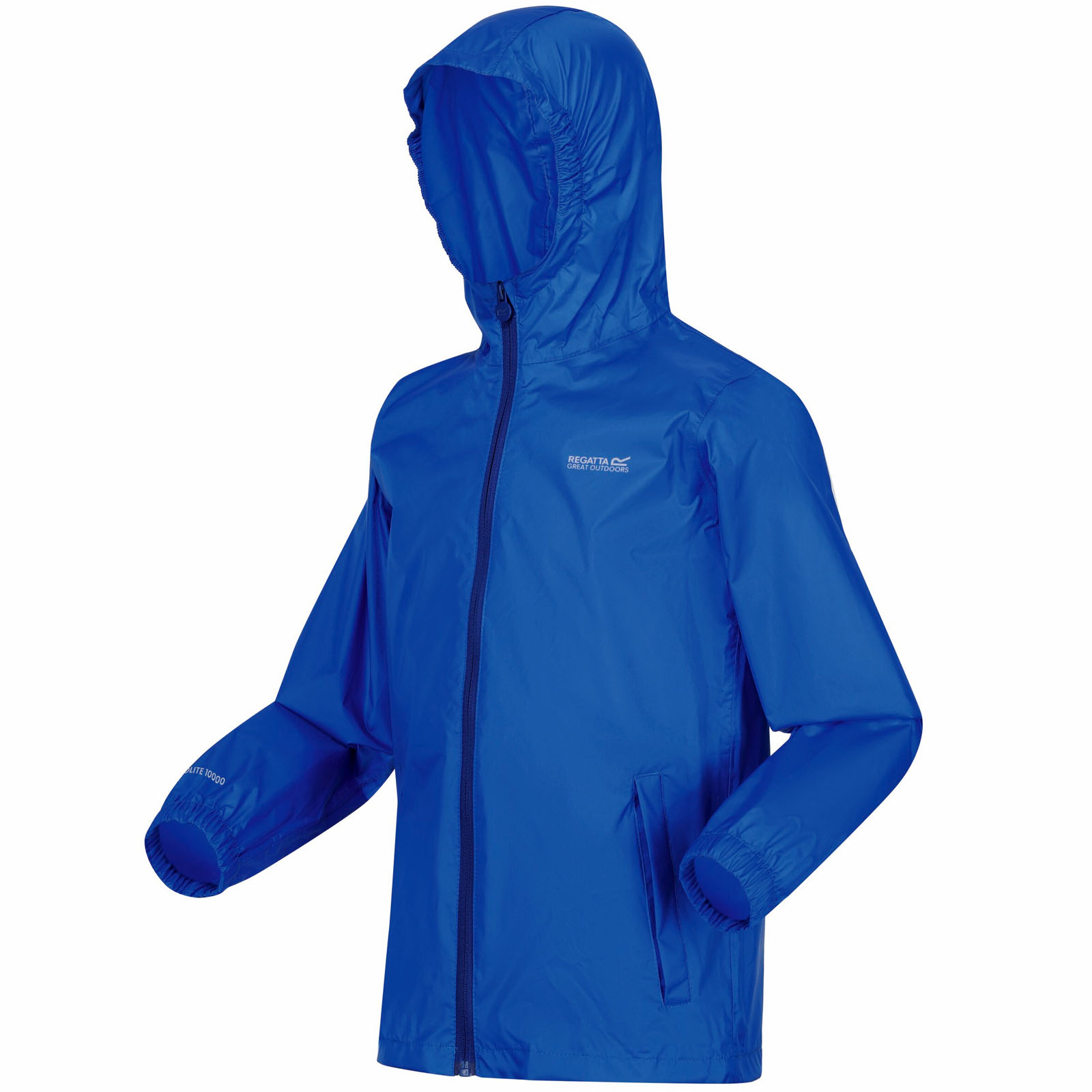 Regatta Kids Juniors Pack it III Waterproof Hooded Outdoor Walking Jacket Coat - Picture 33 of 57
