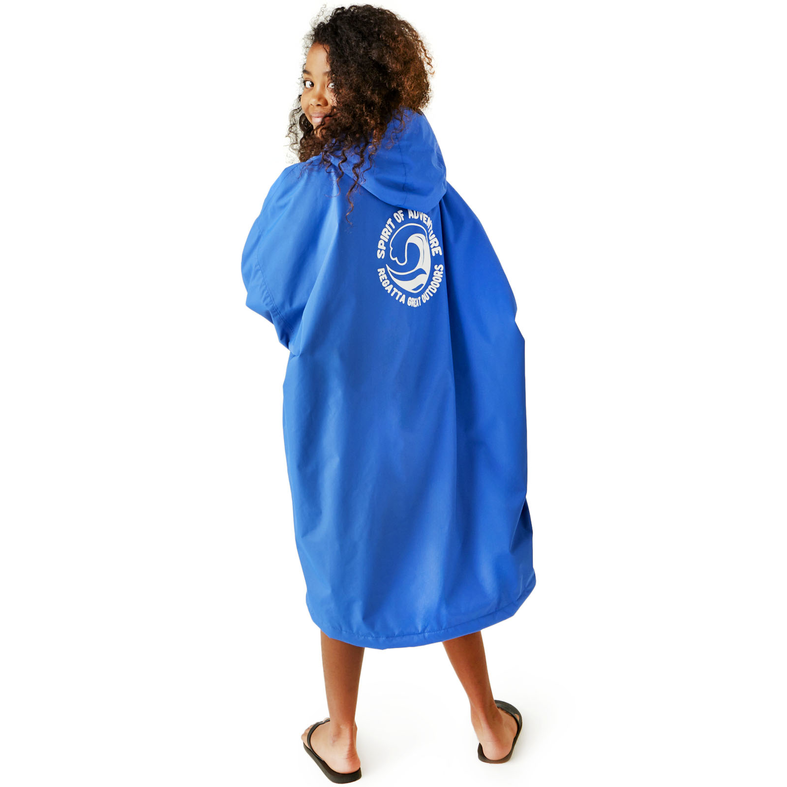 Regatta Kids Spirit Of Adventure Hooded Waterproof Warm Drying Changing Robe - Picture 46 of 150
