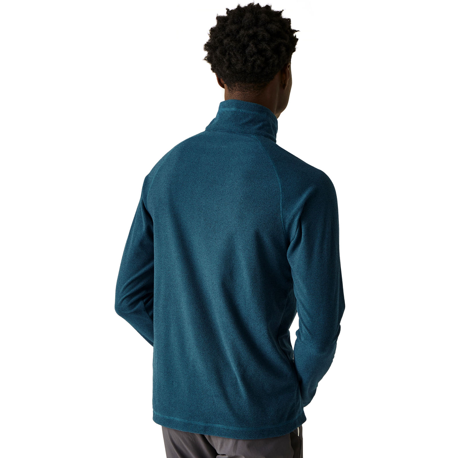 Regatta Mens Montes Lightweight 1/2 Zip Mini Stripe Outdoor Fleece Pullover - Picture 36 of 55