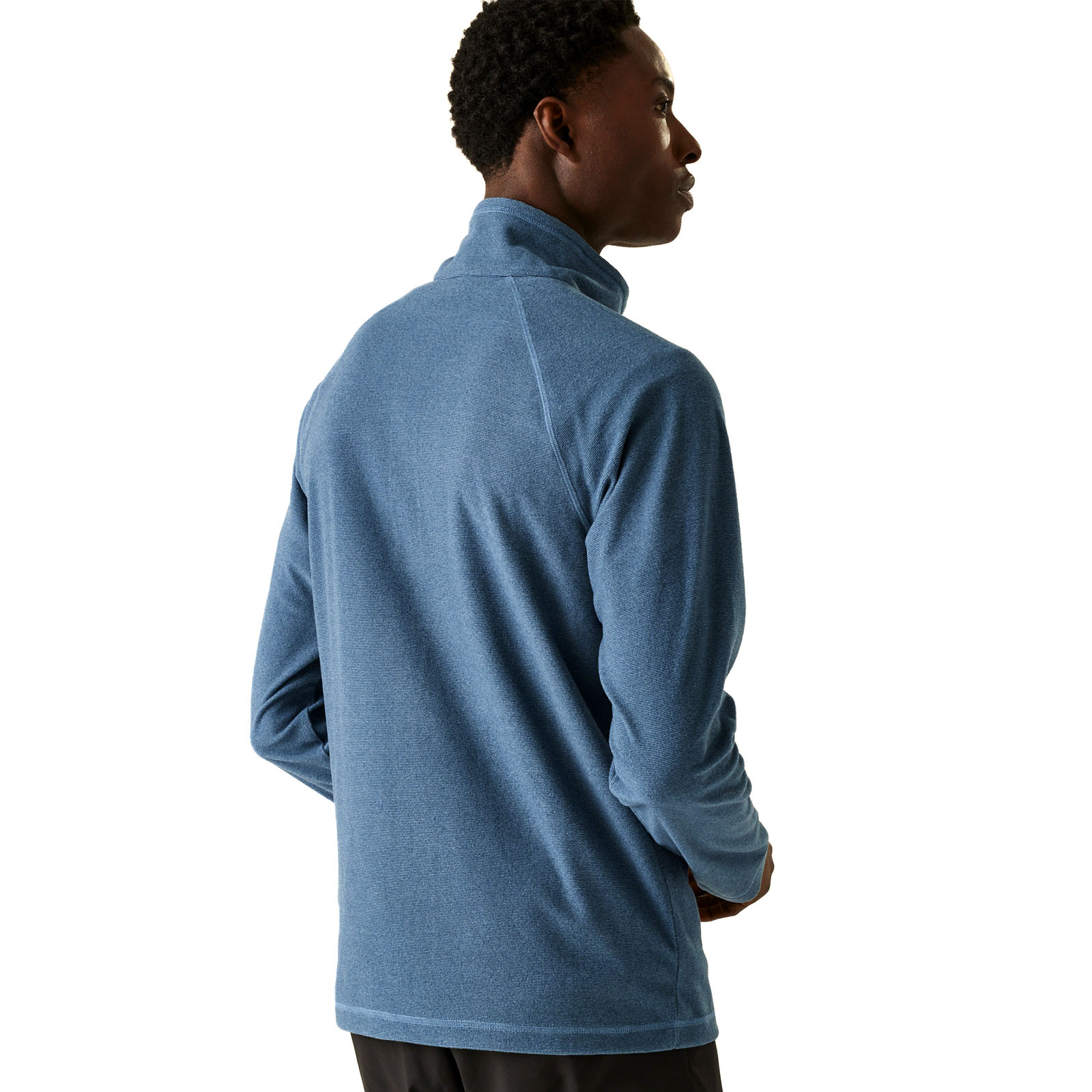 Regatta Mens Montes Lightweight 1/2 Zip Mini Stripe Outdoor Fleece Pullover - Picture 18 of 55