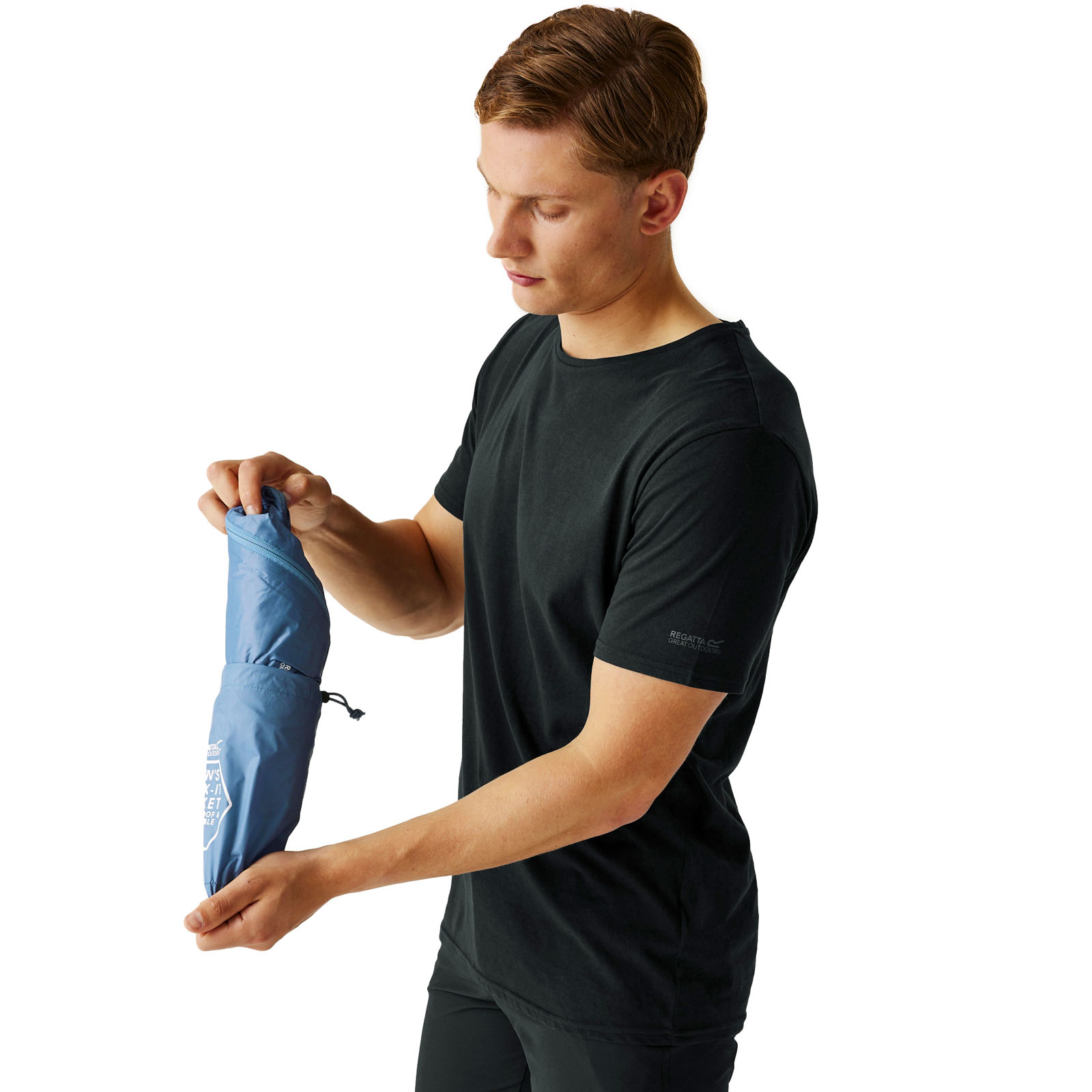 Regatta Mens Pack-It III Waterproof Outdoor Walking Packaway Jacket - Picture 25 of 50