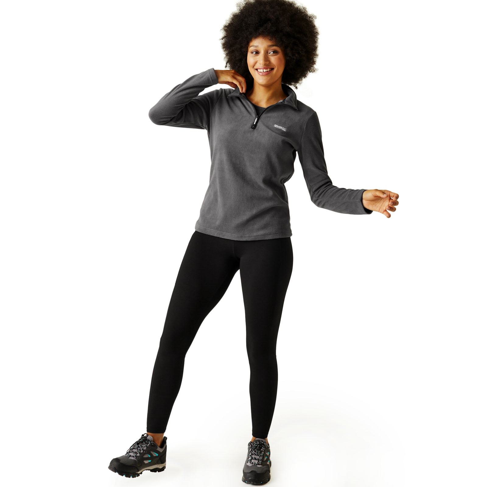 Regatta Womens Sweethart Lightweight 1/2 Zip Outdoor Walking Fleece Pullover - Picture 94 of 95