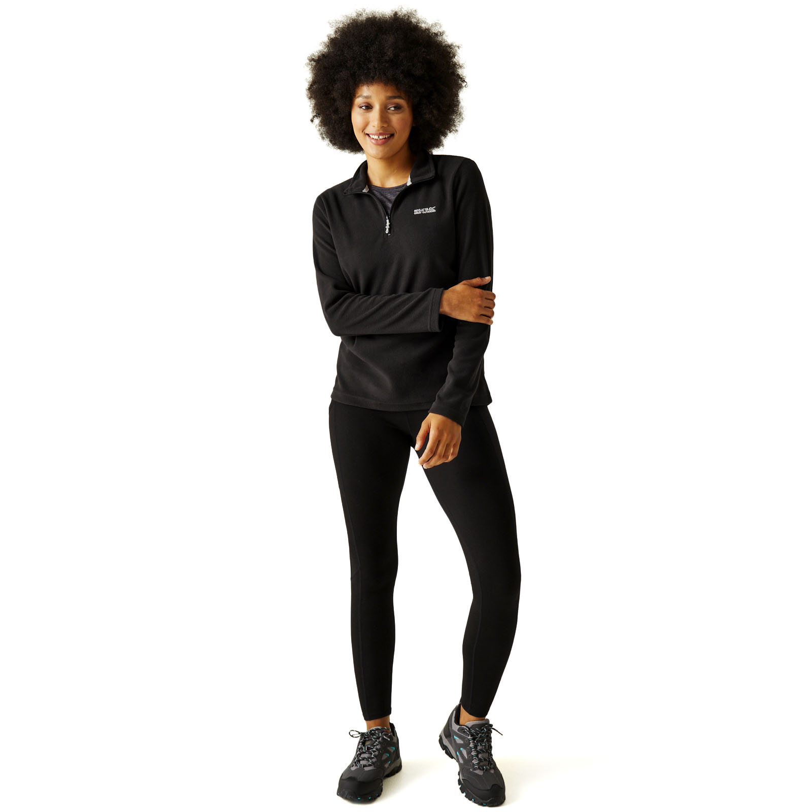 Regatta Womens Sweethart Lightweight 1/2 Zip Outdoor Walking Fleece Pullover - Picture 15 of 95
