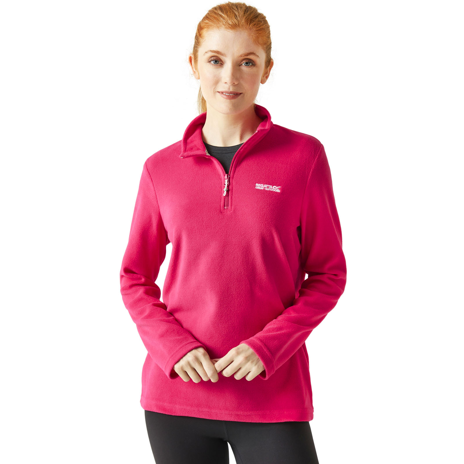 Regatta Womens Sweethart Lightweight 1/2 Zip Outdoor Walking Fleece Pullover - Picture 76 of 95