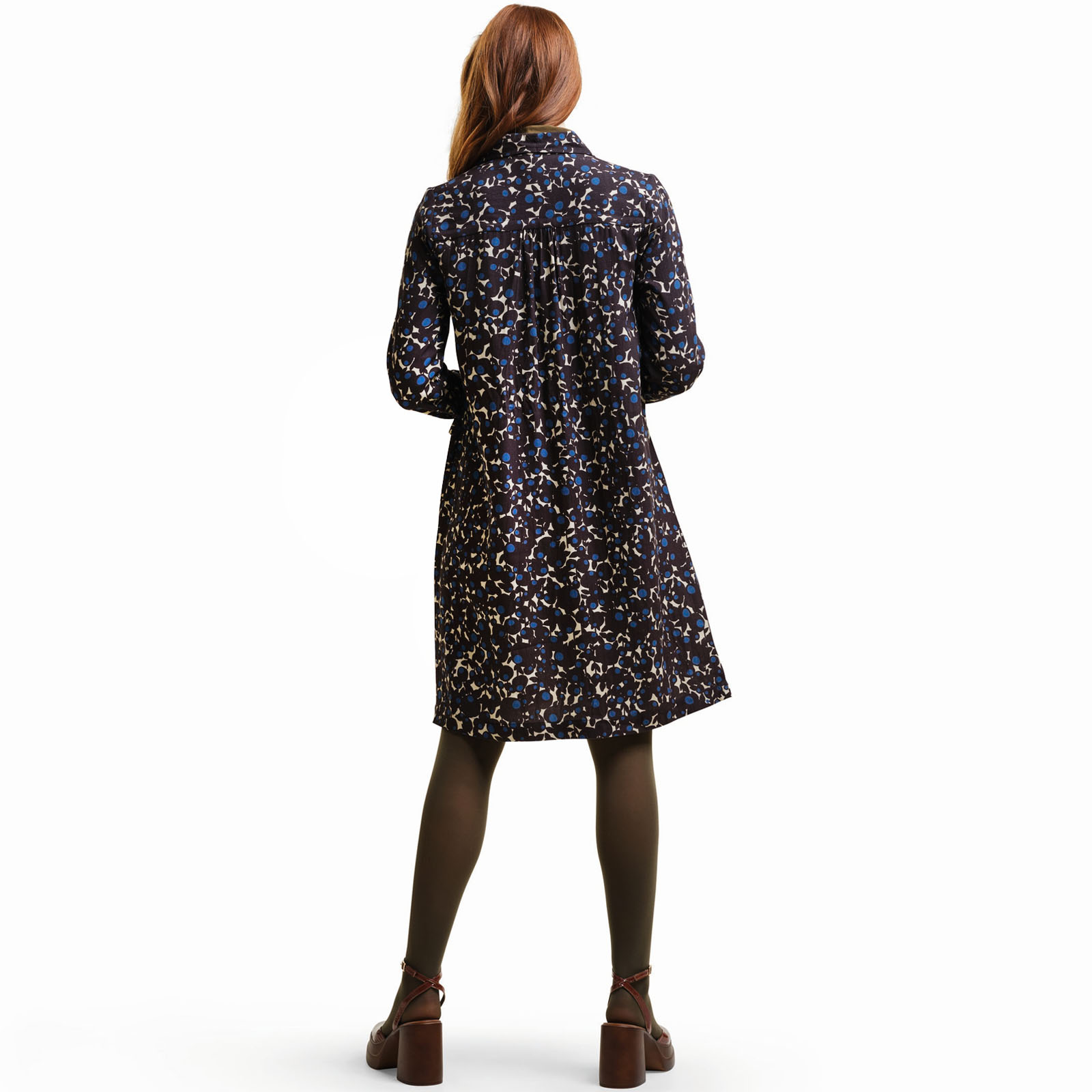 Regatta Womens Orla Kiely Printed Button Down Midi Dress - Picture 7 of 9