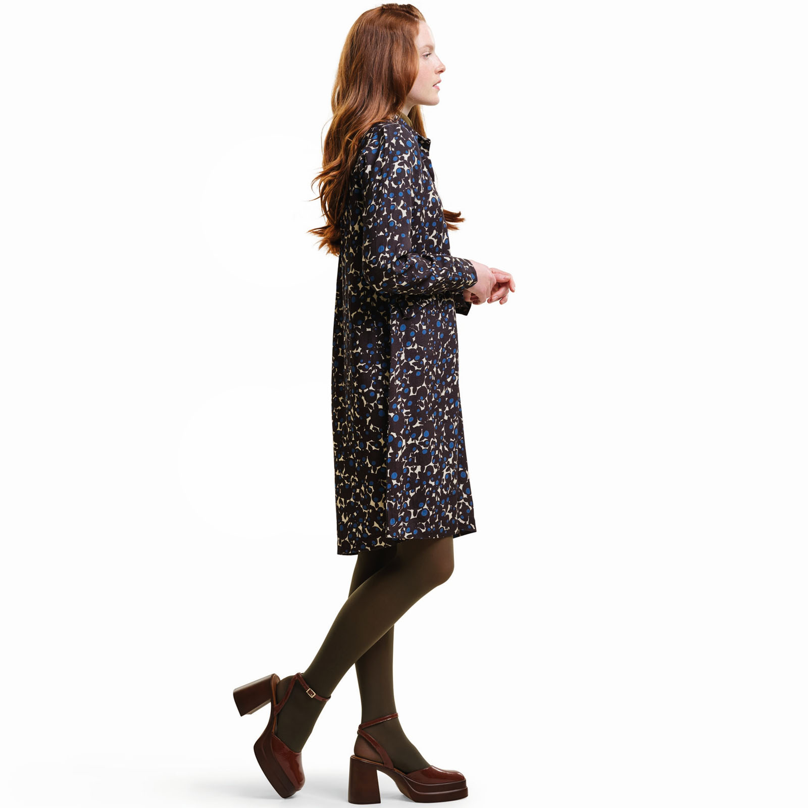 Regatta Womens Orla Kiely Printed Button Down Midi Dress - Picture 8 of 9