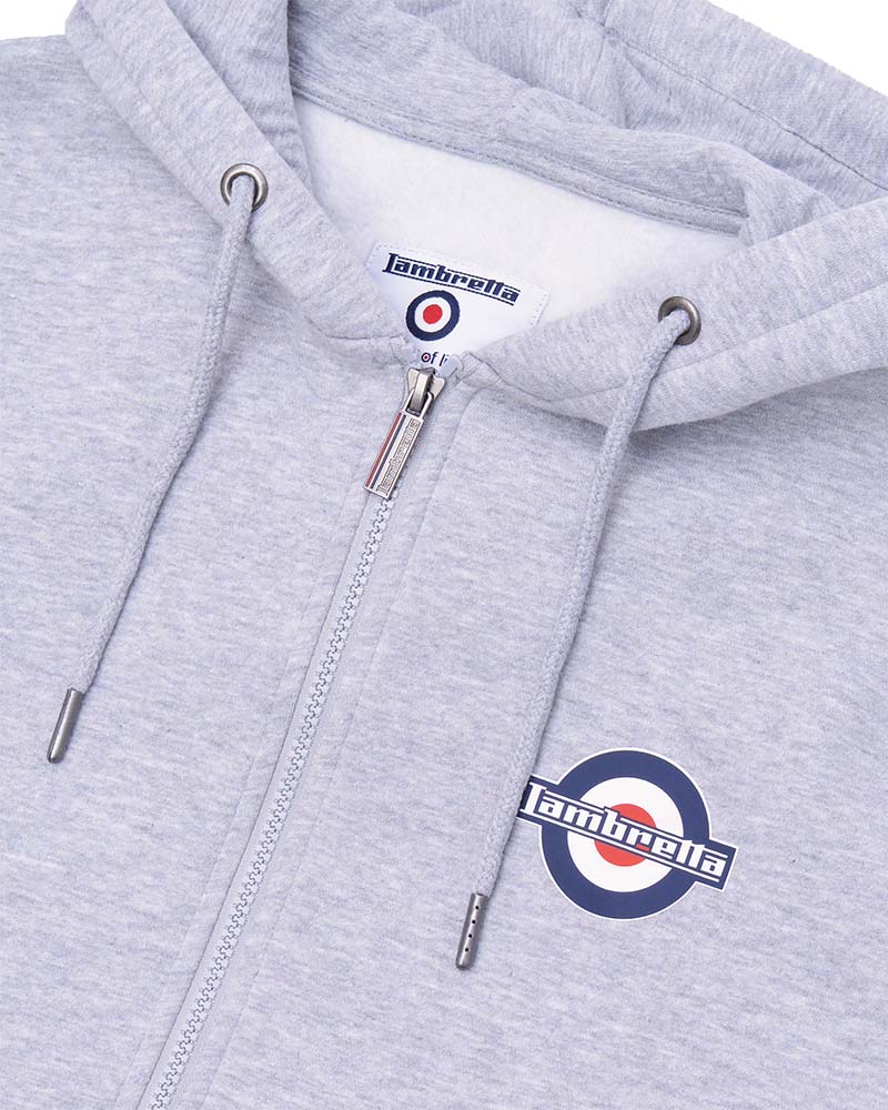 Lambretta Mens Full Zip Hoody Sweatshirt Hoodie Jacket - Picture 7 of 9