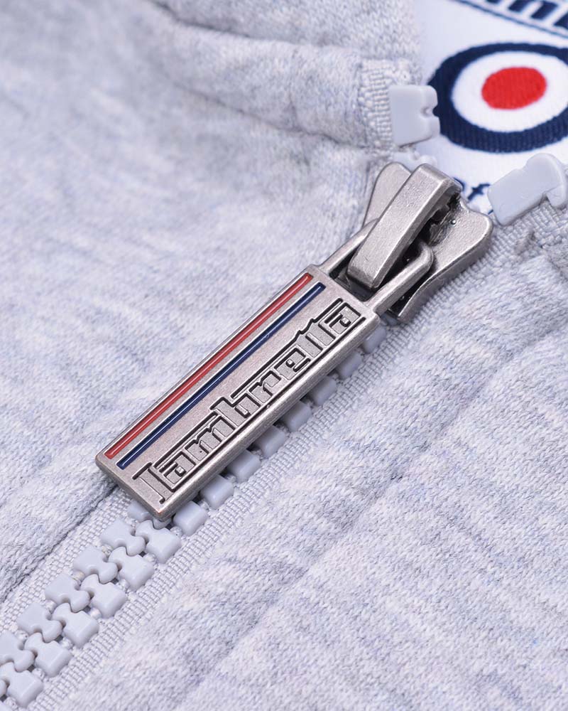 Lambretta Mens Full Zip Hoody Sweatshirt Hoodie Jacket - Picture 9 of 9
