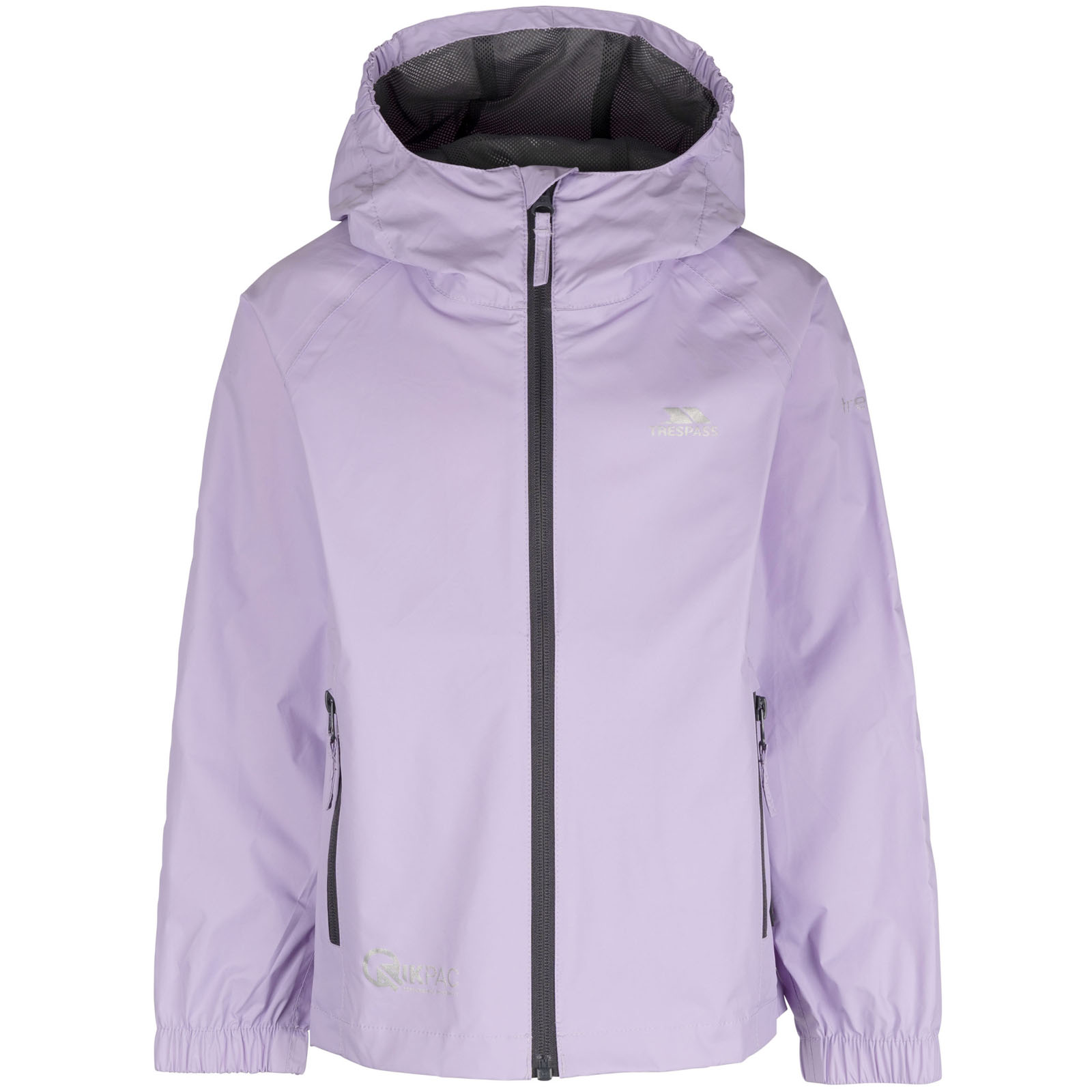 Trespass Kids Youths Qikpac Hooded Waterproof Packaway Outdoor Walking Jacket - Picture 10 of 25