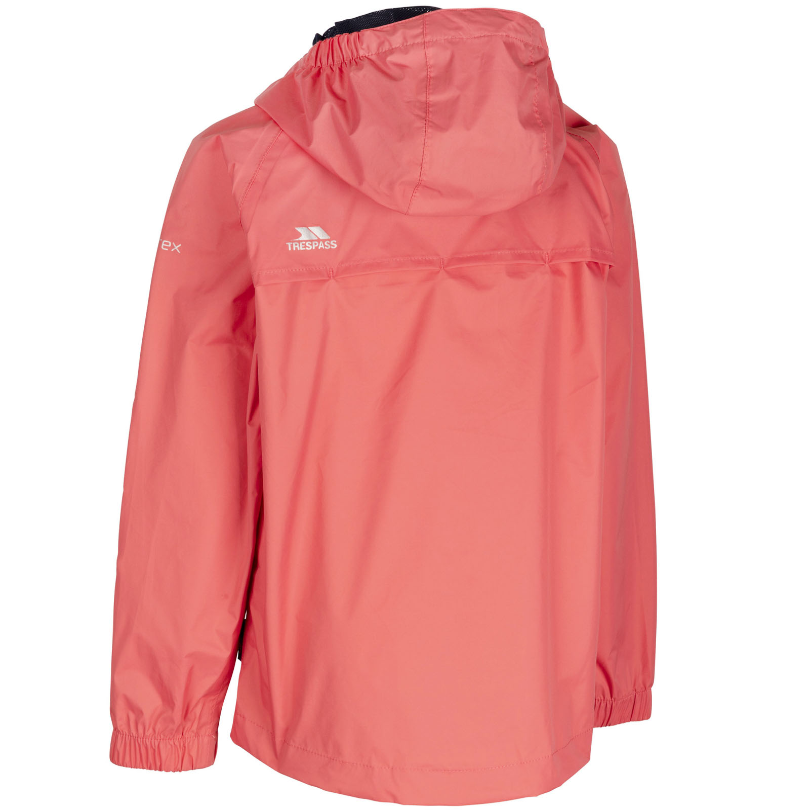 Trespass Kids Youths Qikpac Hooded Waterproof Packaway Outdoor Walking Jacket - Picture 19 of 25