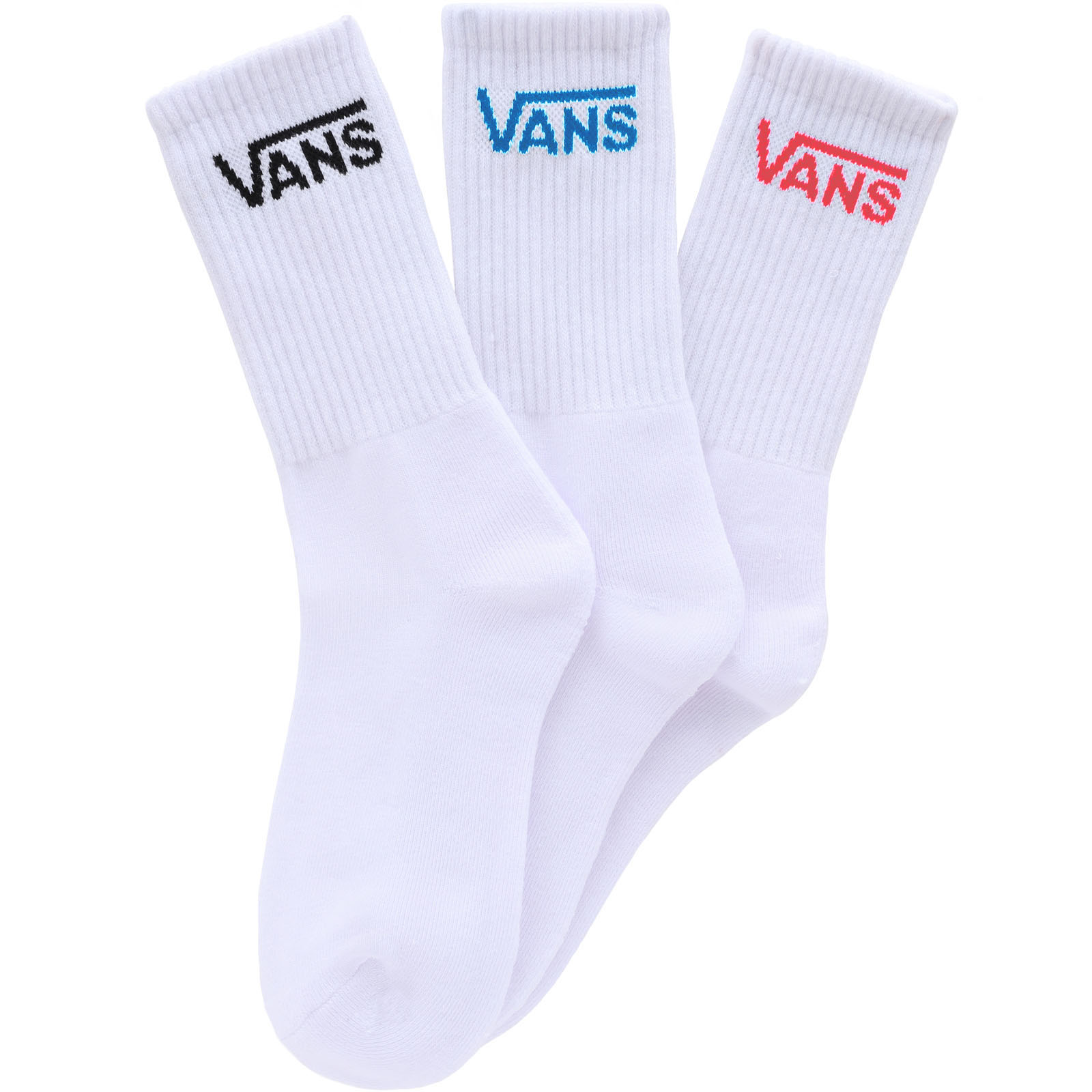 Paquete de 3 calcetines deportivos acolchados informales para media pantorrilla Vans niños niños - Imagen 4 de 4