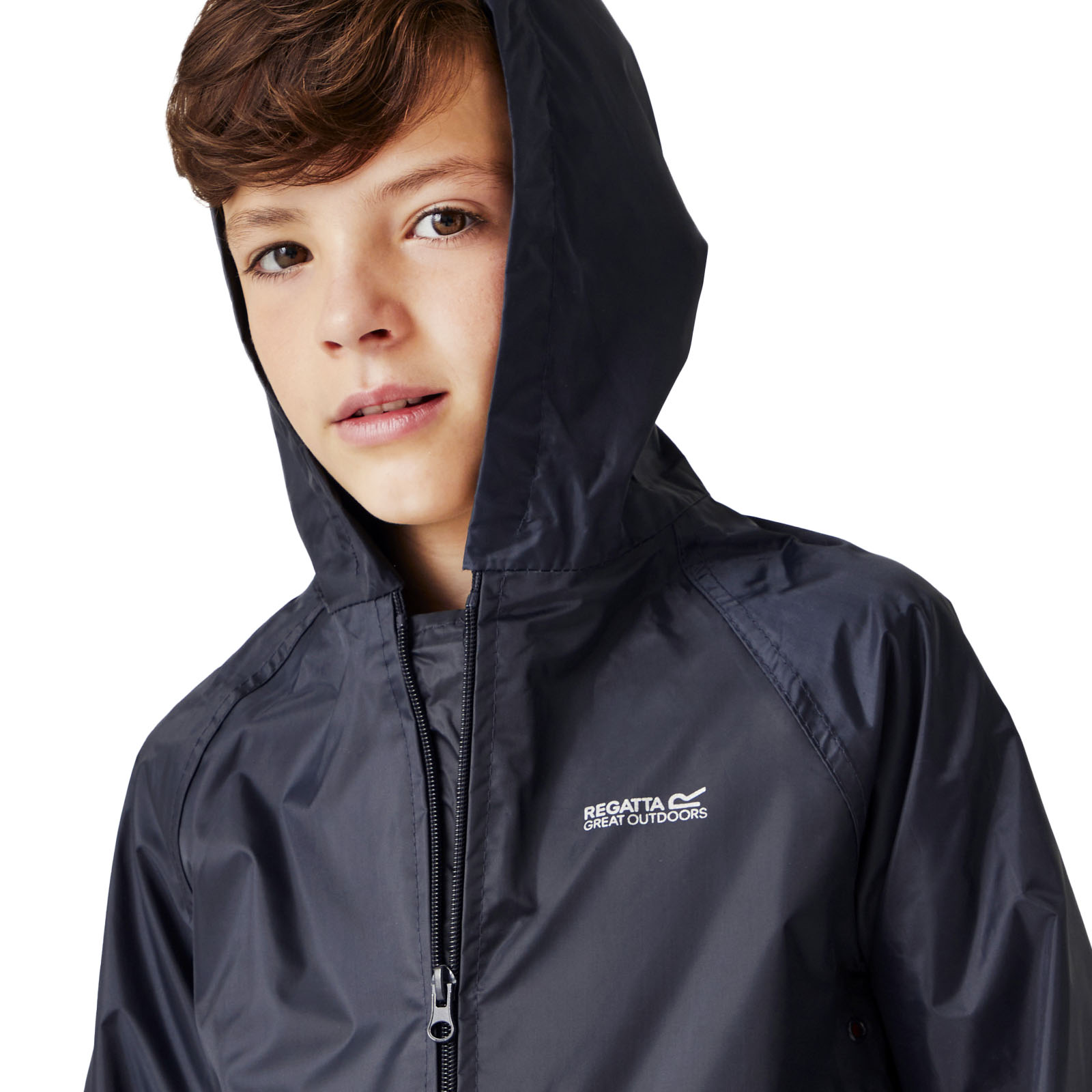 Regatta Unisex Kids Stormbreaker Outdoor Waterproof Shell Walking Jacket Coat - Picture 12 of 13