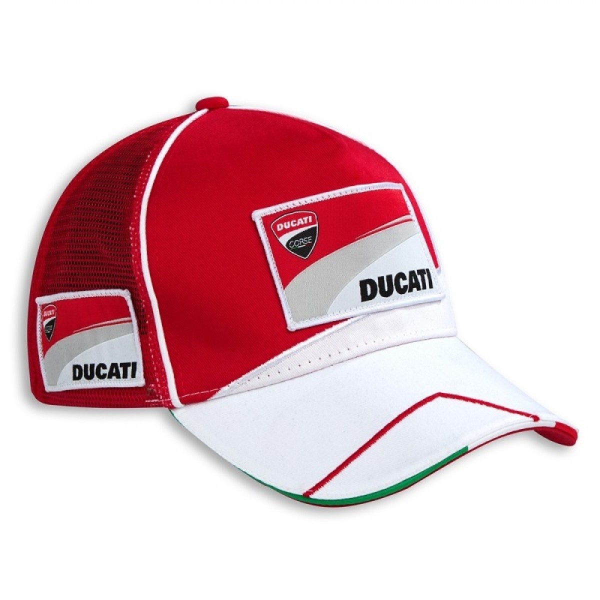 Ducati Corse Moto GP Racing Flat Peak Casquette Rouge Officiel 2018