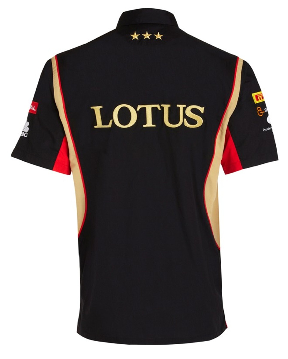 T-Shirt Tee Damas Fórmula uno 1 Lotus F1 Team New Iceman Raikkonen Negro XS