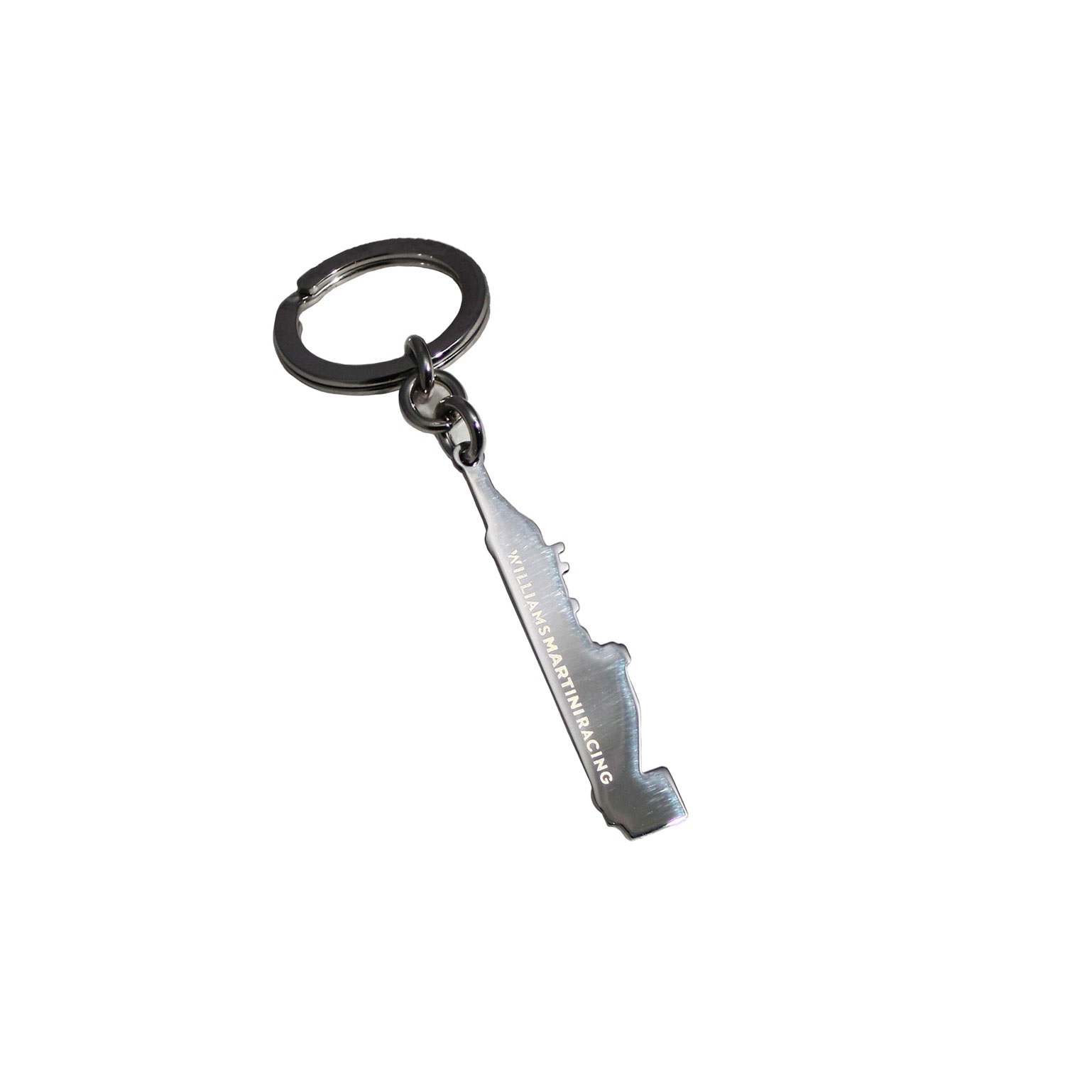 KEYRING Williams Martini F1 Formula One 1 NEW Hackett White Enameled Keychain
