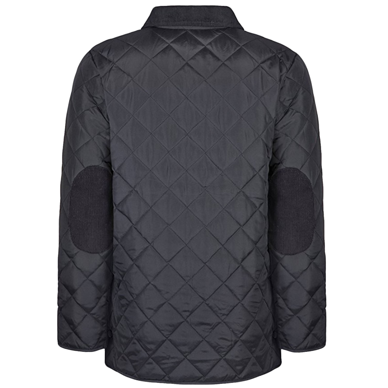 Soul Star Mens Diamond Quilted Jacket Padded Cord Patches Coat New eBay