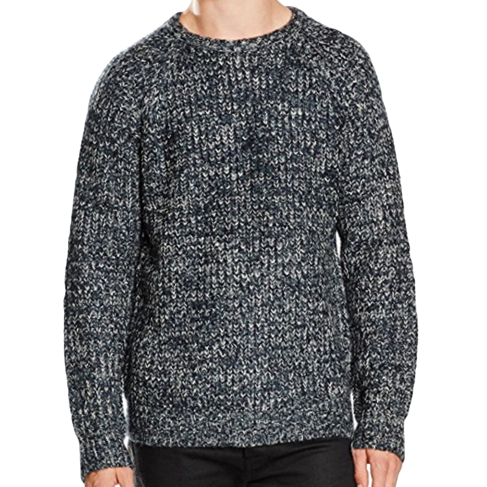 Brave Soul Mens Dawkins 3 Colour Twist Jumper