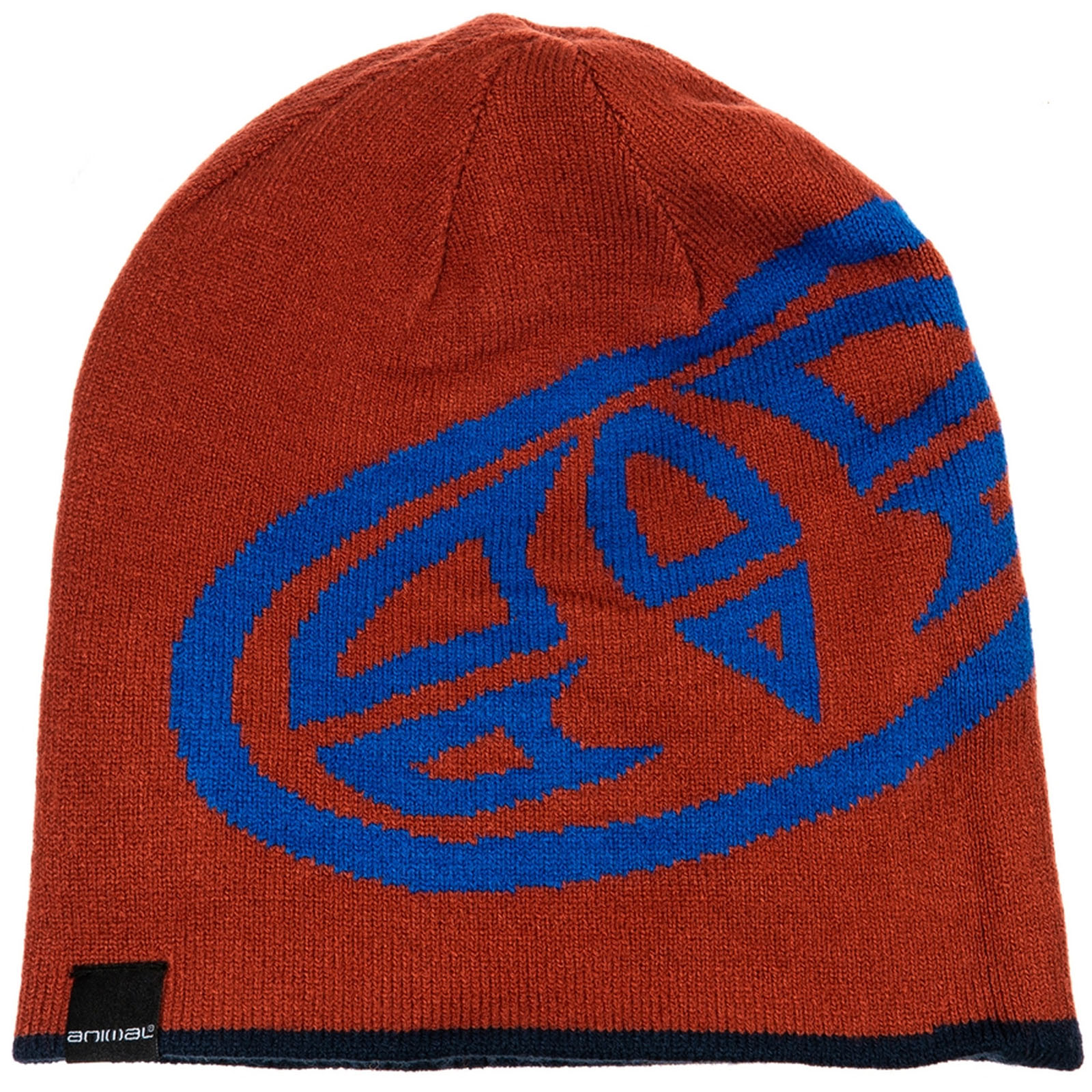 Animal Boys Quinsy Knitted Warm Woolly Chunky Knit Roll Up Beanie Hat