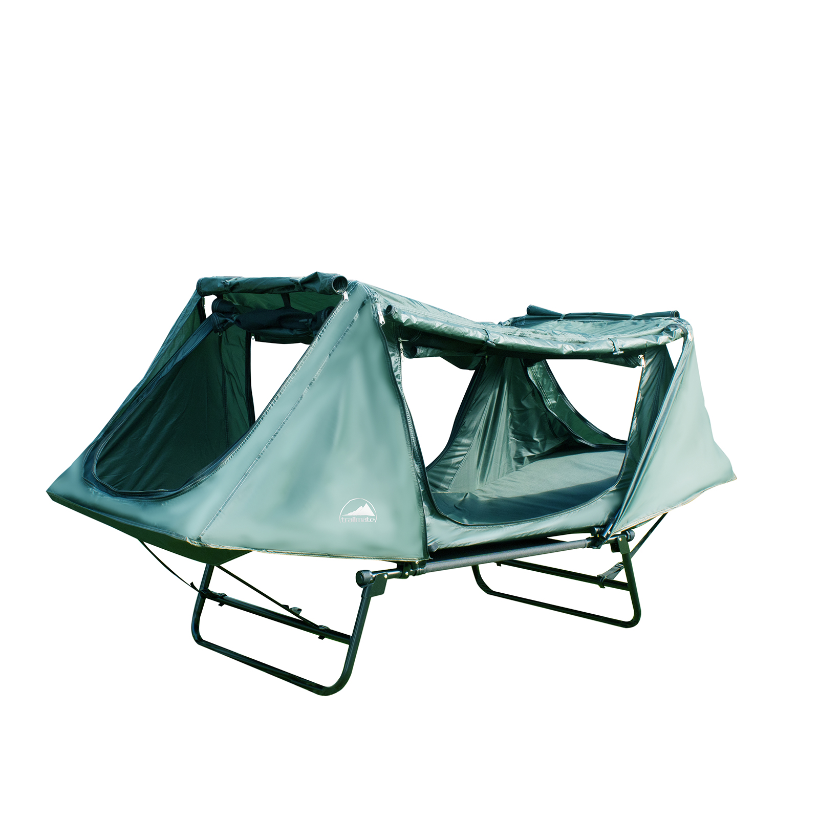 1 Person Single Tent Cot Off Ground Double Layer Swag Bed Tent Camping