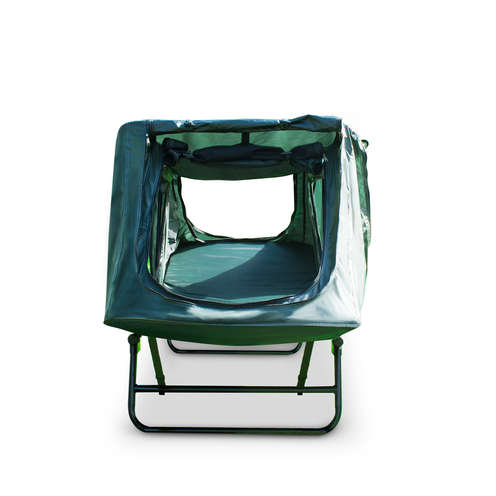 1 Person Single Tent Cot Off Ground Double Layer Swag Bed Tent Camping