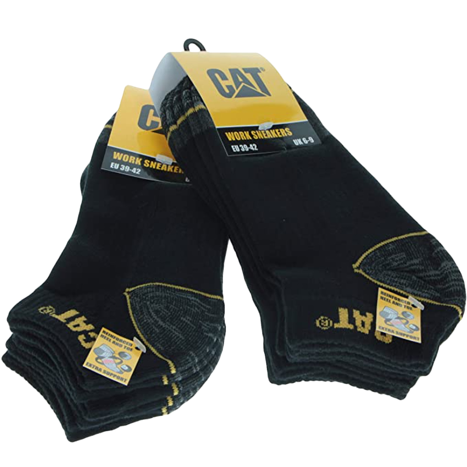 6 Pairs of CAT Caterpillar Mens Heavy 