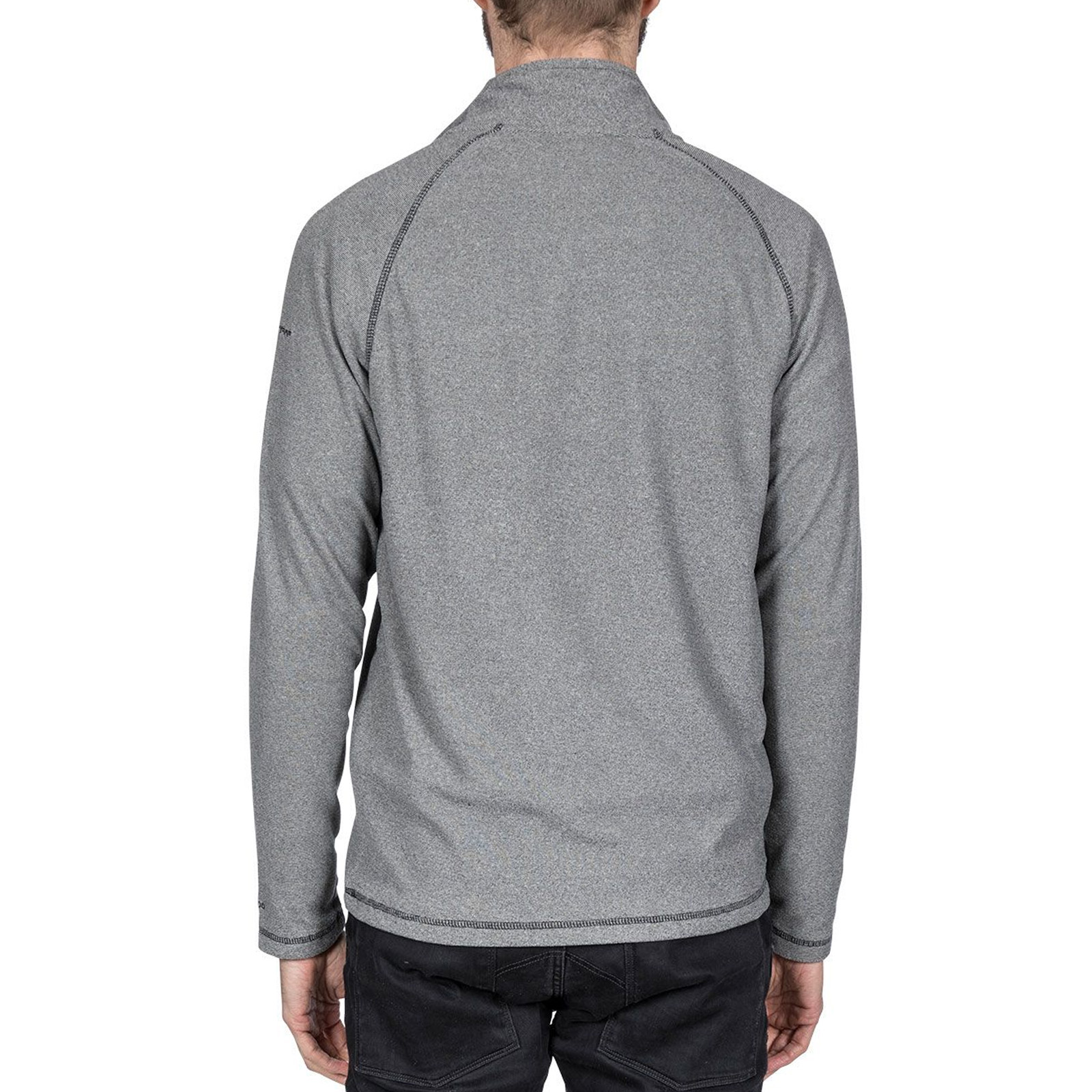 Trespass Para Hombres Keynote 1/2 Cremallera Cálido Pullover Suéter Sudadera Polar Chaqueta Top - Imagen 3 de 19