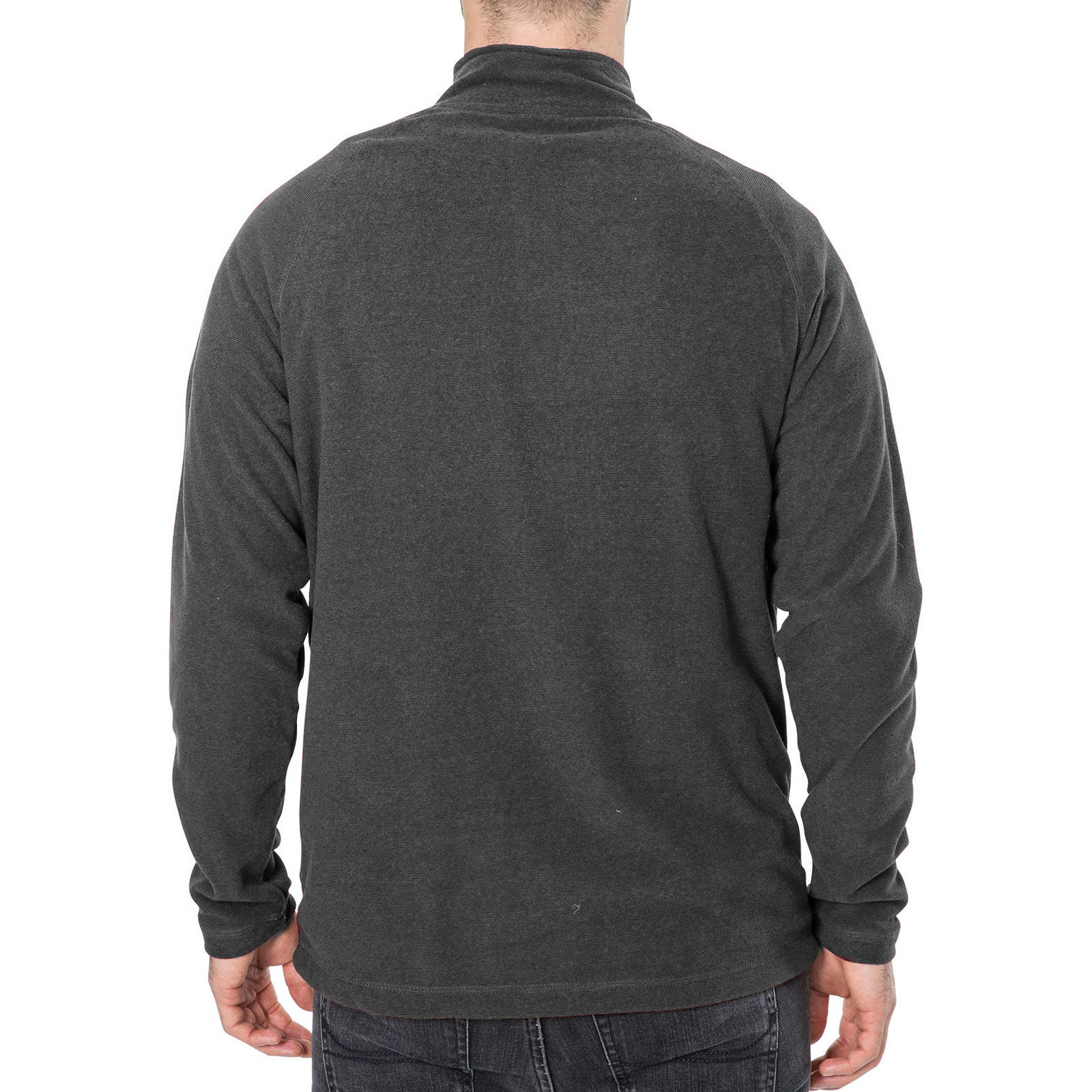 Trespass Para Hombres Keynote 1/2 Cremallera Cálido Pullover Suéter Sudadera Polar Chaqueta Top - Imagen 10 de 19