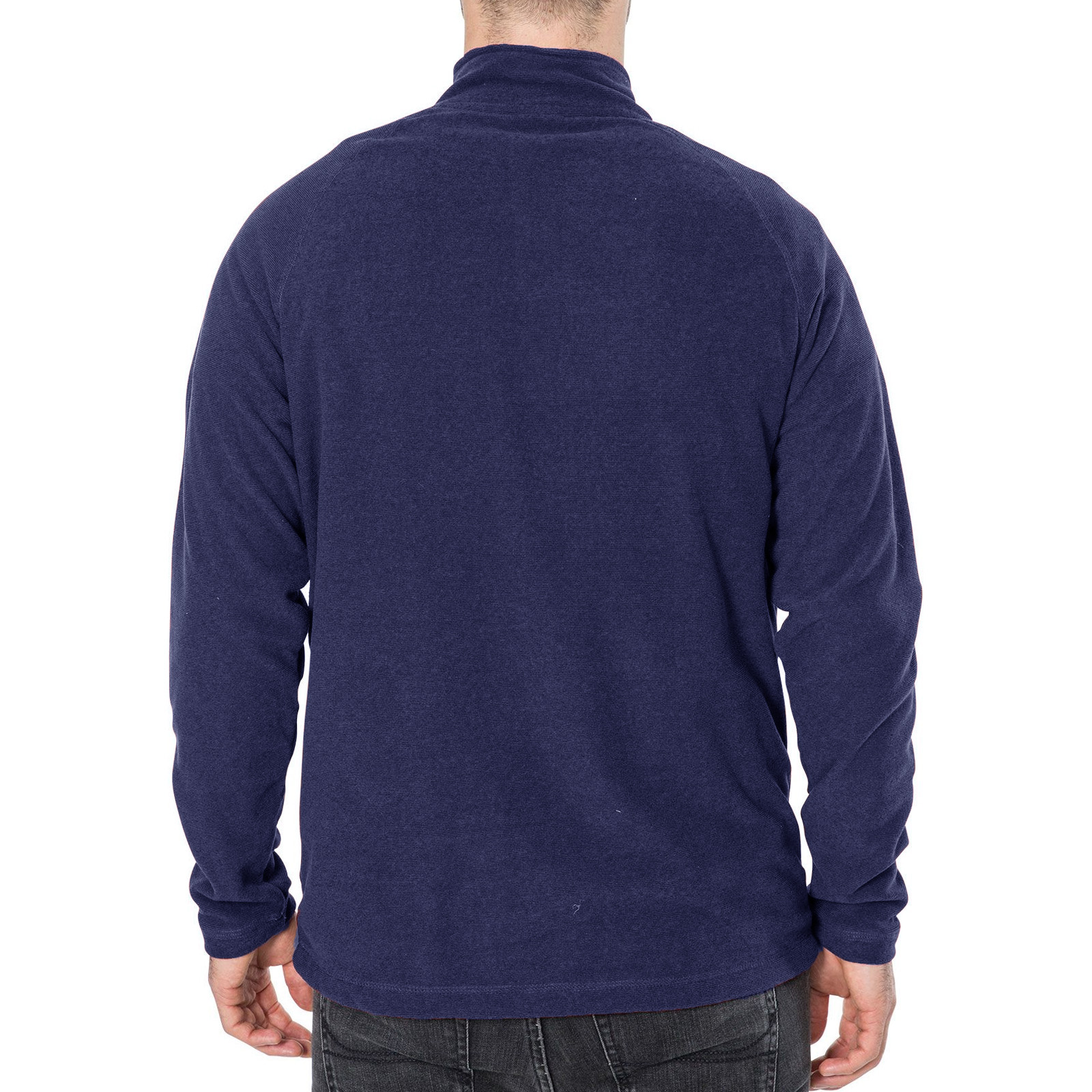 Trespass Para Hombres Keynote 1/2 Cremallera Cálido Pullover Suéter Sudadera Polar Chaqueta Top - Imagen 12 de 19