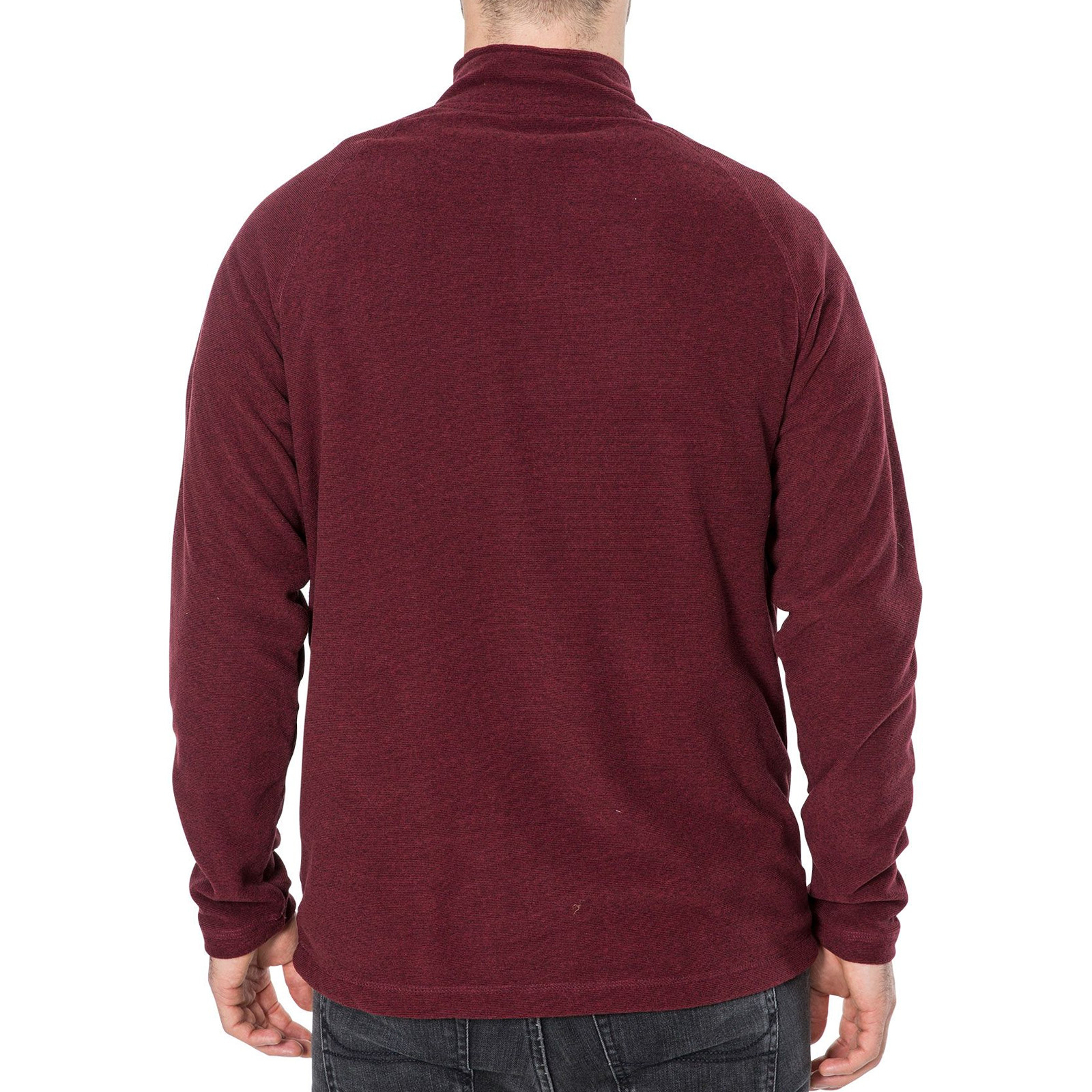 Trespass Para Hombres Keynote 1/2 Cremallera Cálido Pullover Suéter Sudadera Polar Chaqueta Top - Imagen 19 de 19