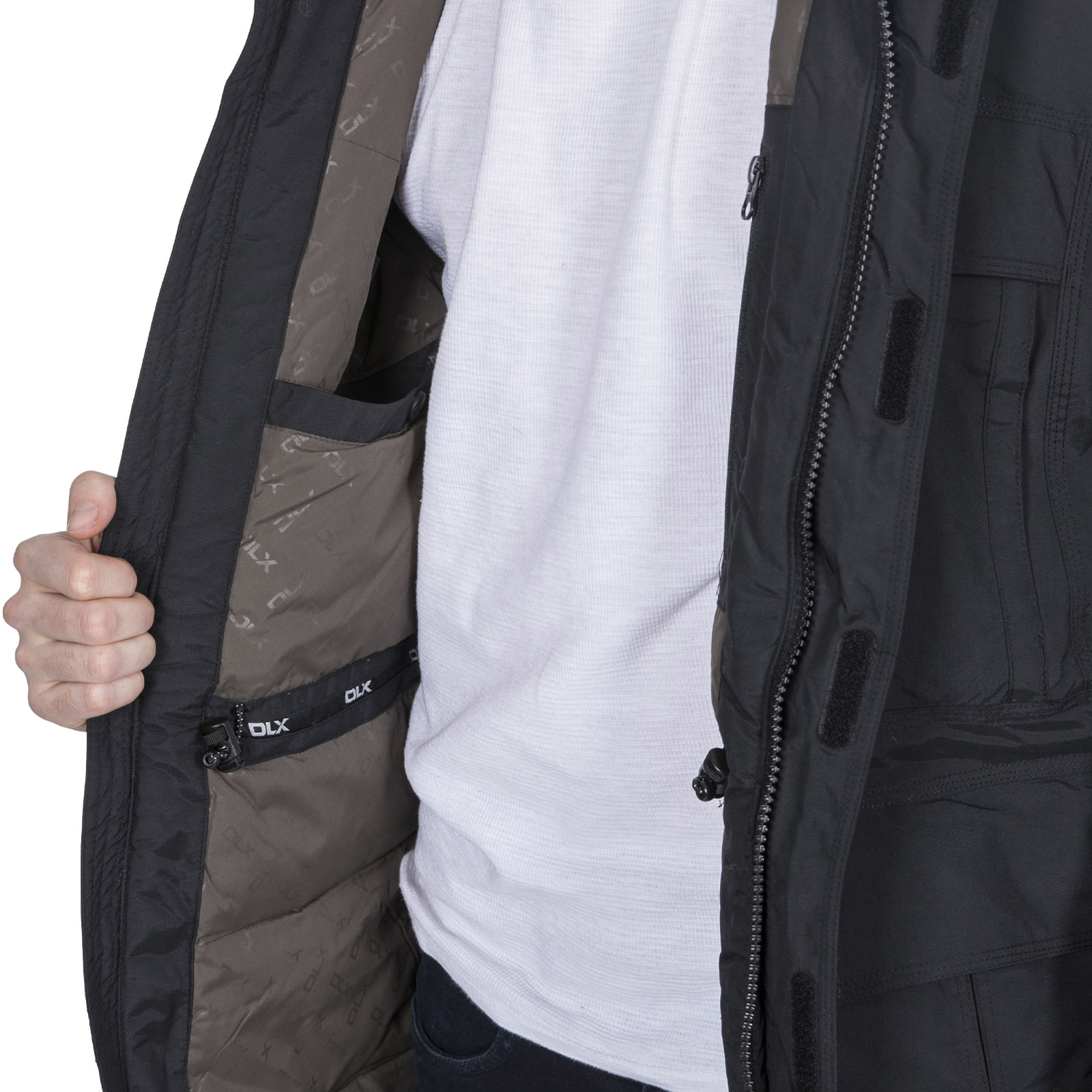 oswalt men's dlx high performance waterproof jacket
