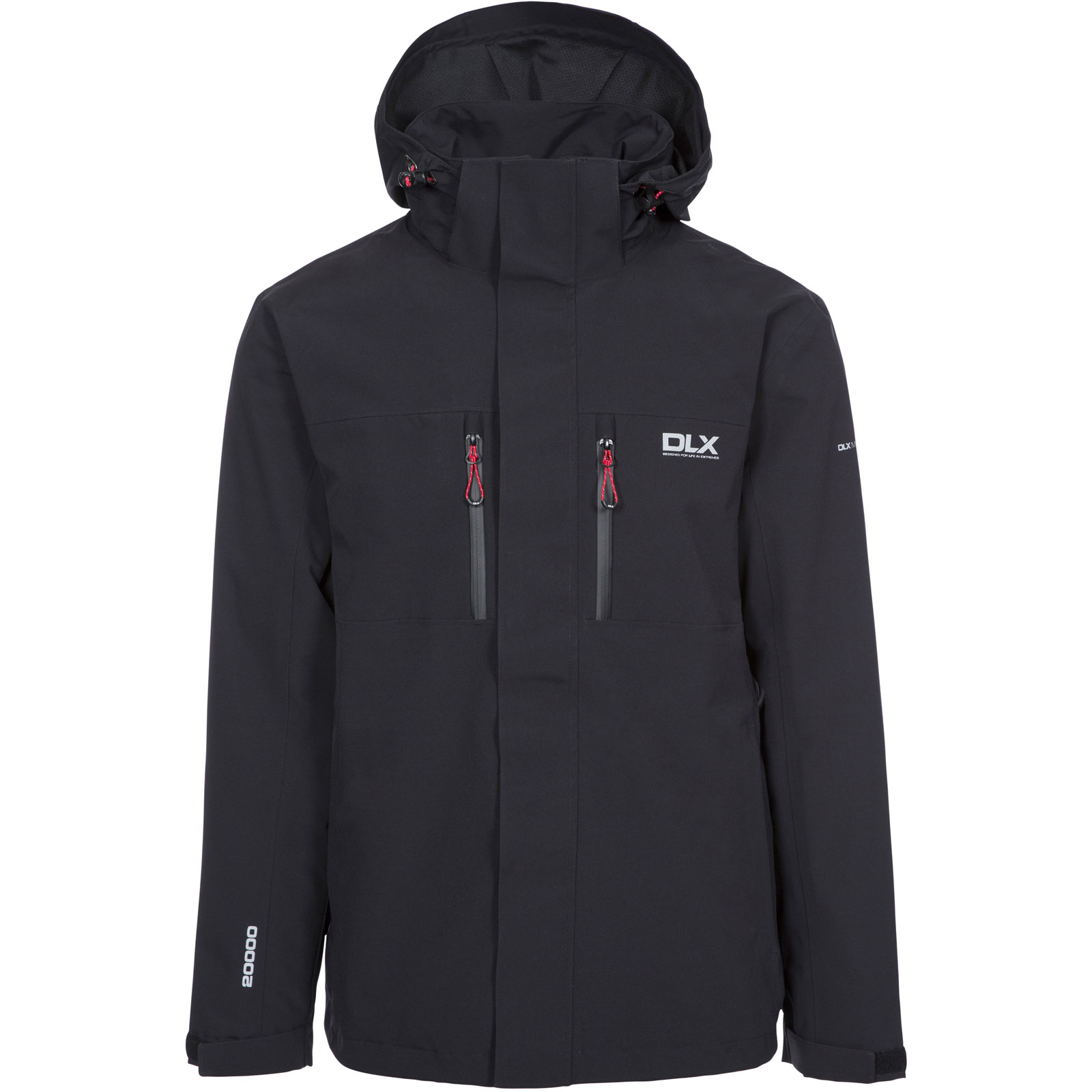 (S, Black) Trespass Mens Oswalt DLX Waterproof Jacket