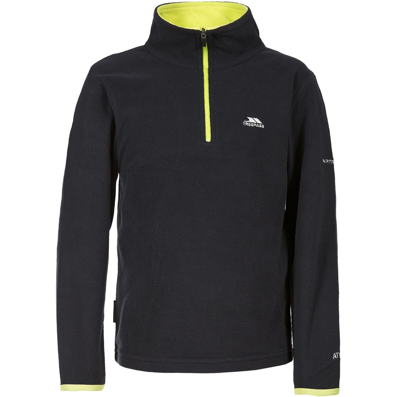 Trespass Kids Youths Etto Half Zip Outdoors Walking Hiking Pullover Fleece - Picture 2 of 13