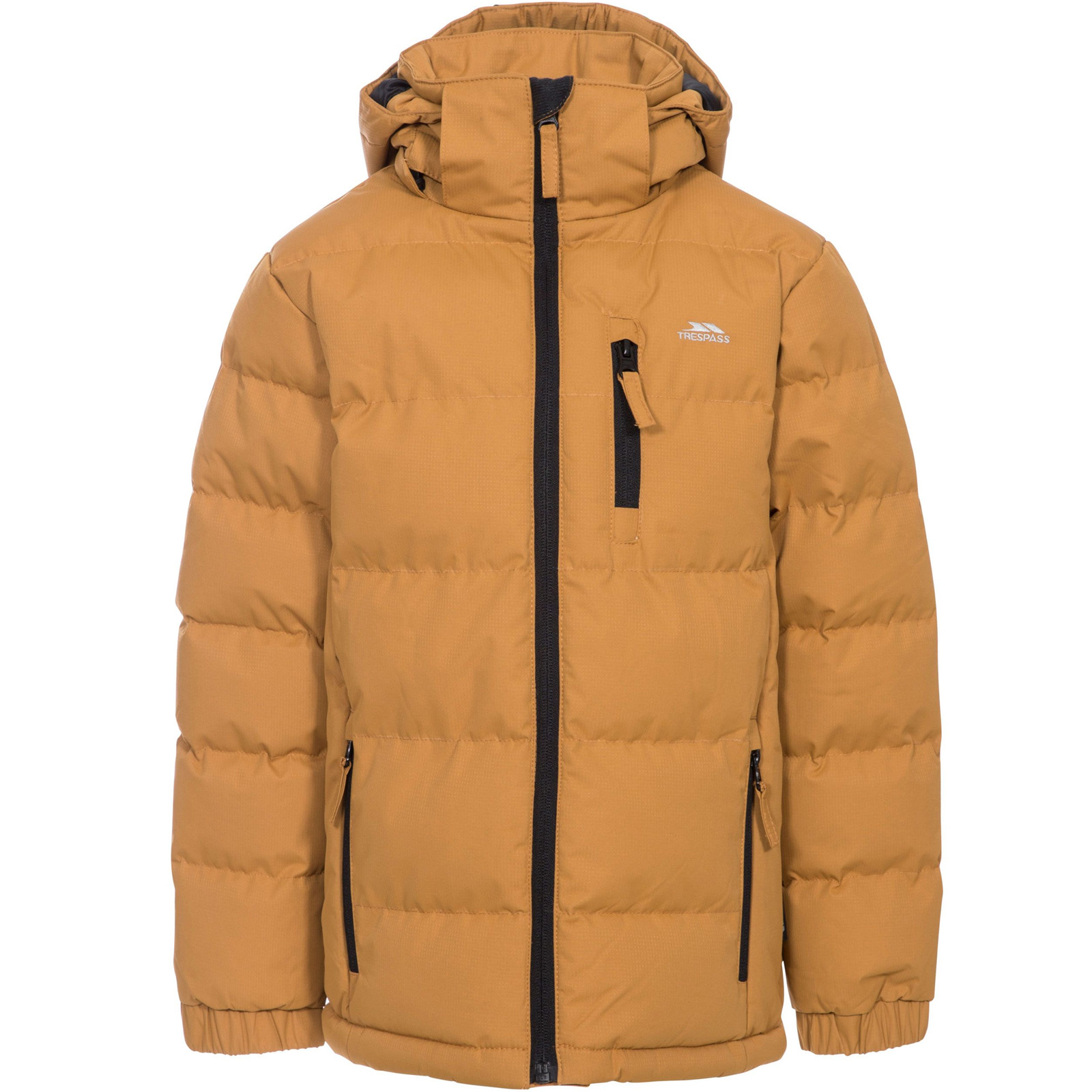 Trespass Kids Youths Tuff Hooded Padded Outdoor Walking Hiking Jacket Coat - Picture 14 of 15