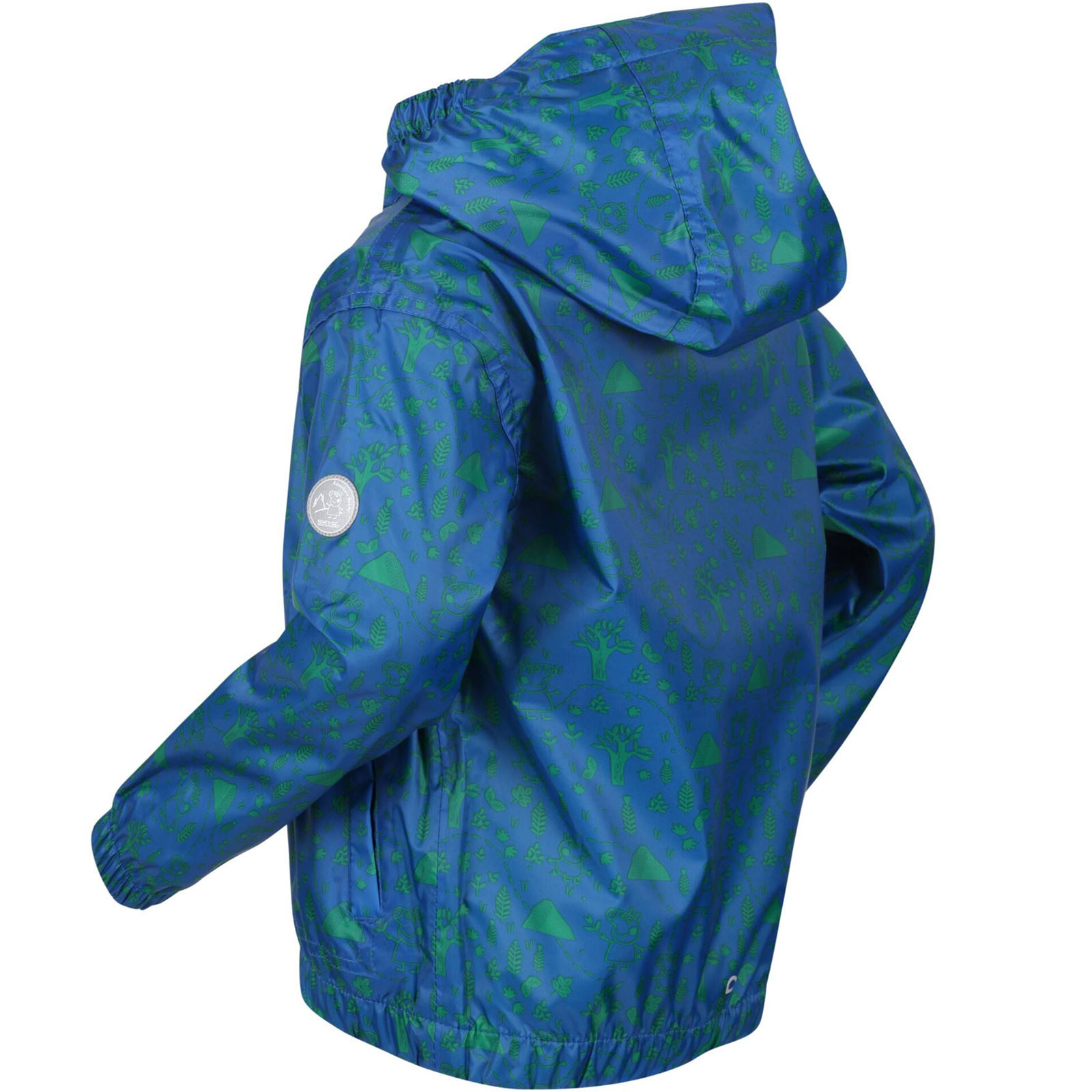 Regatta Unisex Kids Peppa Pig Muddy Puddle Outdoor Waterproof Hooded Jacket - Picture 8 of 11