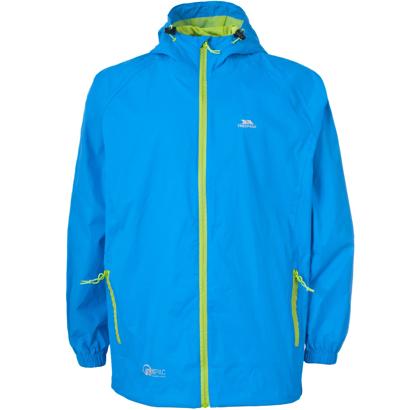 Trespass Kids Youths Qikpac Hooded Waterproof Packaway Outdoor Walking Jacket - Picture 6 of 25