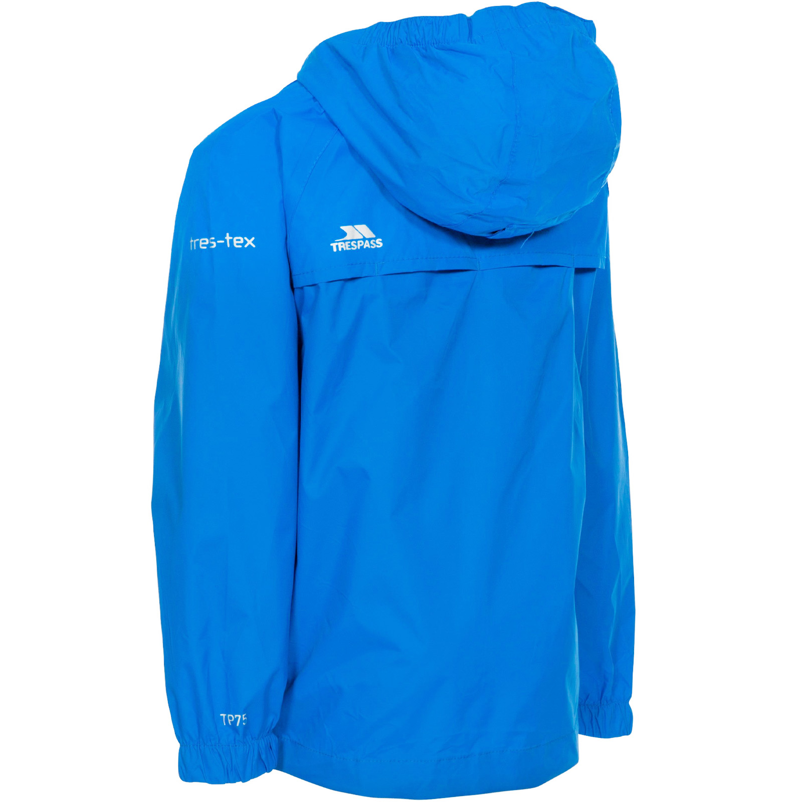 Trespass Kids Youths Qikpac Hooded Waterproof Packaway Outdoor Walking Jacket - Picture 7 of 25