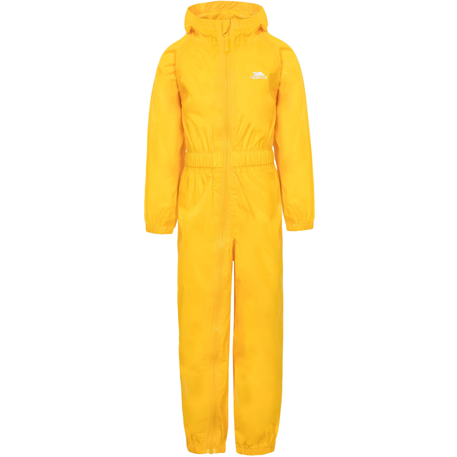 Trespass Kids Youths Button Waterproof Breathable Outdoor Walking Rain Suit - Picture 9 of 10