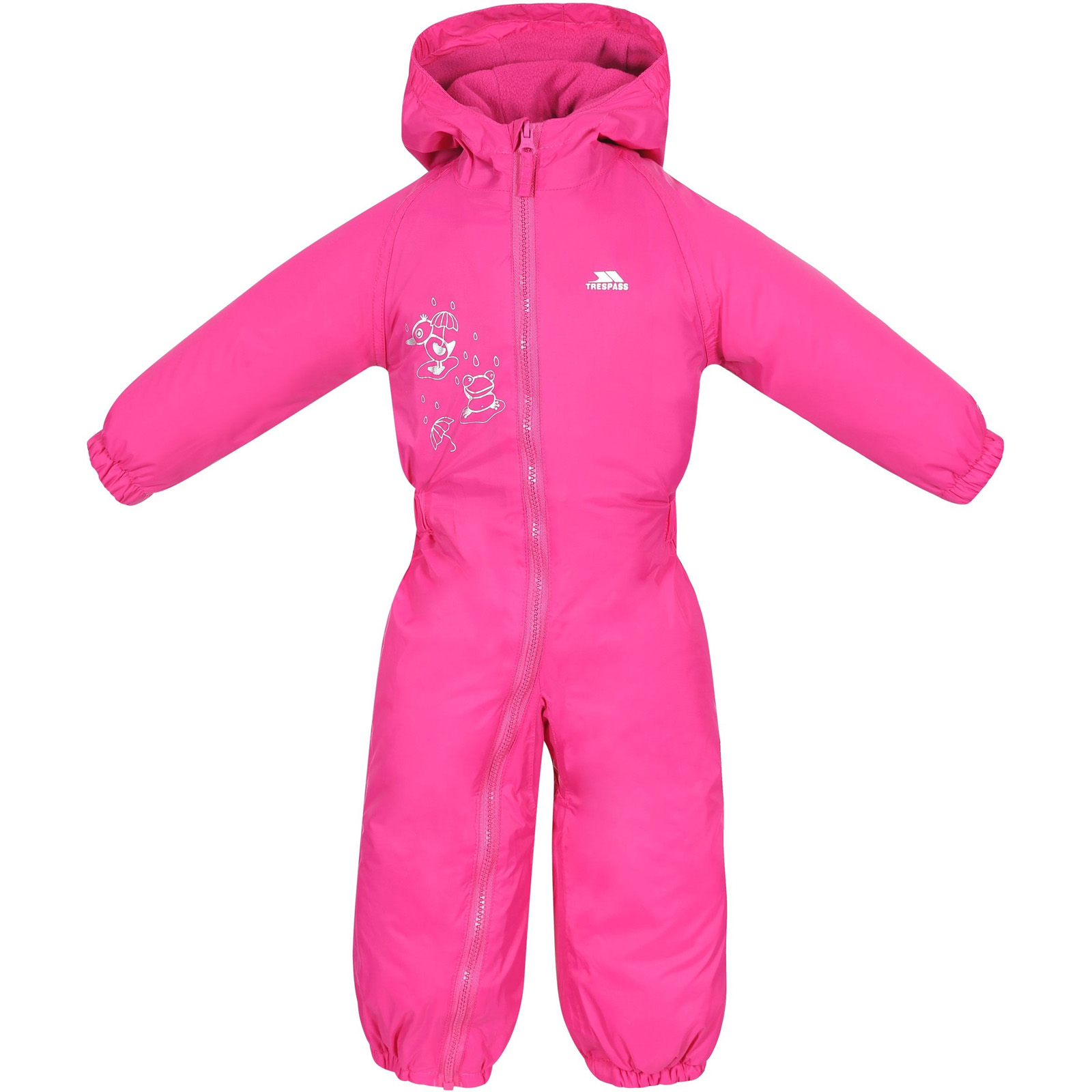 Trespass Babies Infants Dripdrop Padded Waterproof Outdoor Puddle Suit Rain Suit - Picture 4 of 9