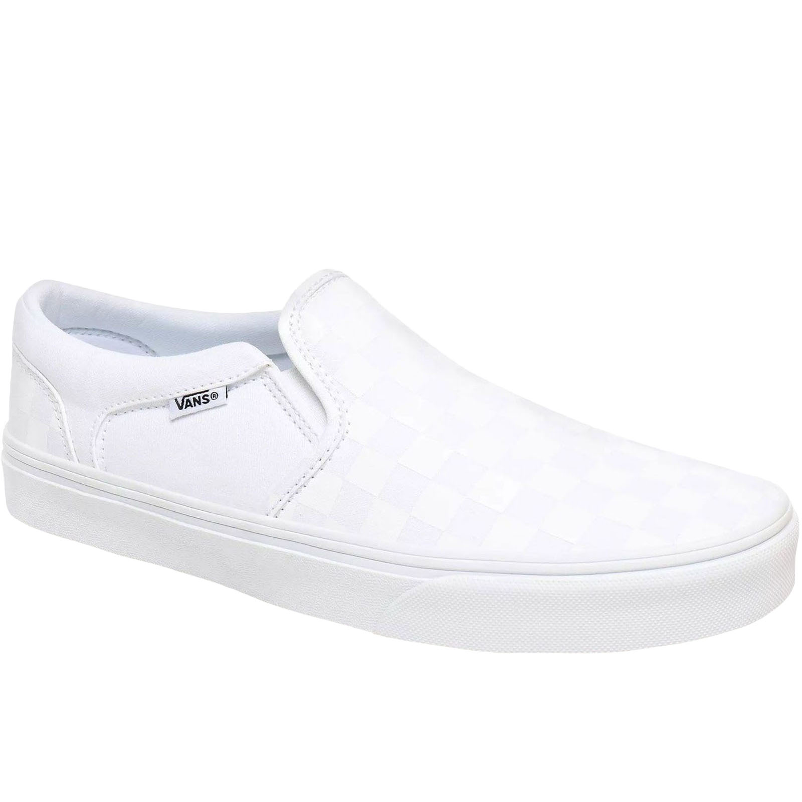 Vans Mens Asher Canvas Casual Slip On 